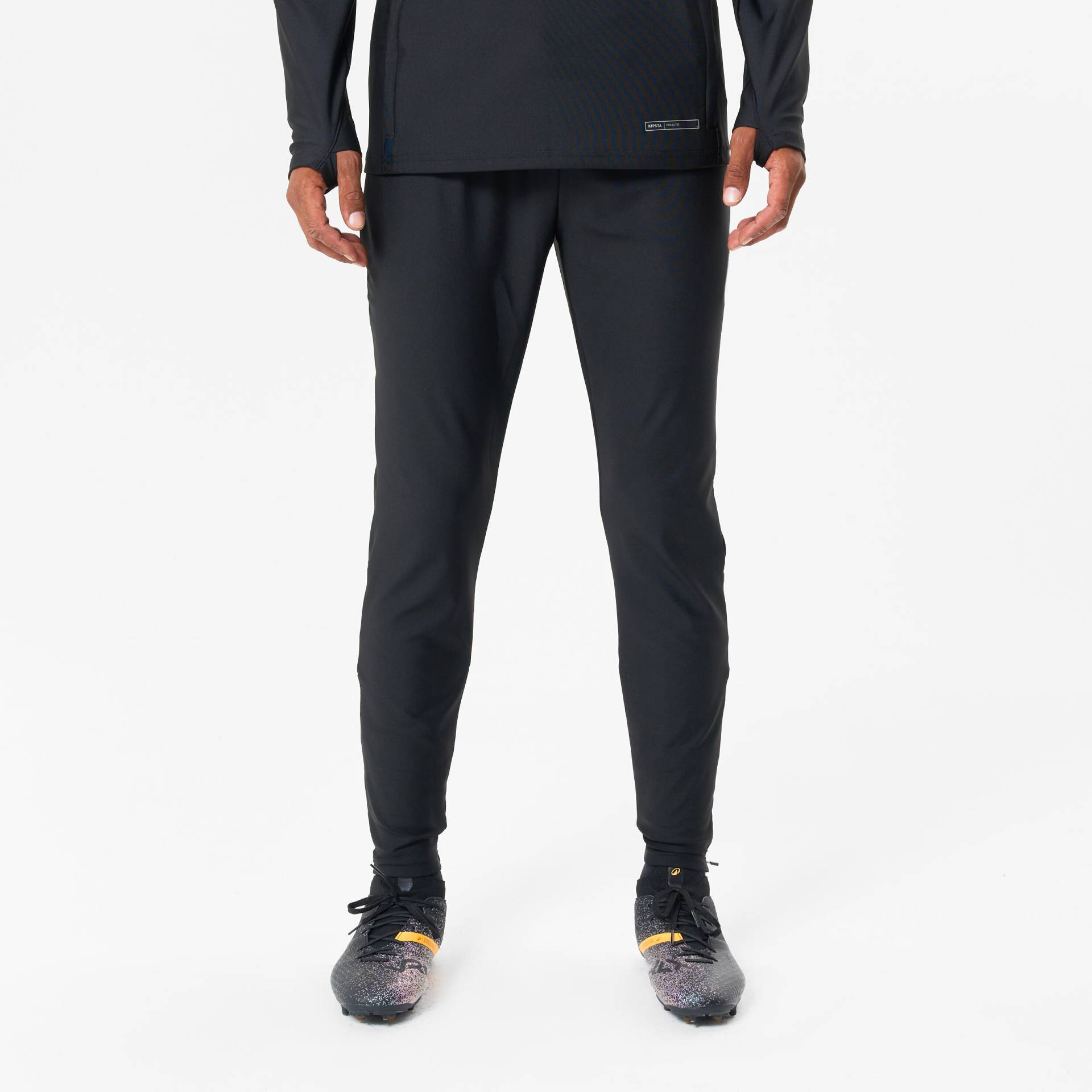 Damen/Herren Fußball Hose lang - VIRALTO Club grau/schwarz Damen/Herren Fußball Hose lang - VIRALTO Club grau/schwarz von KIPSTA