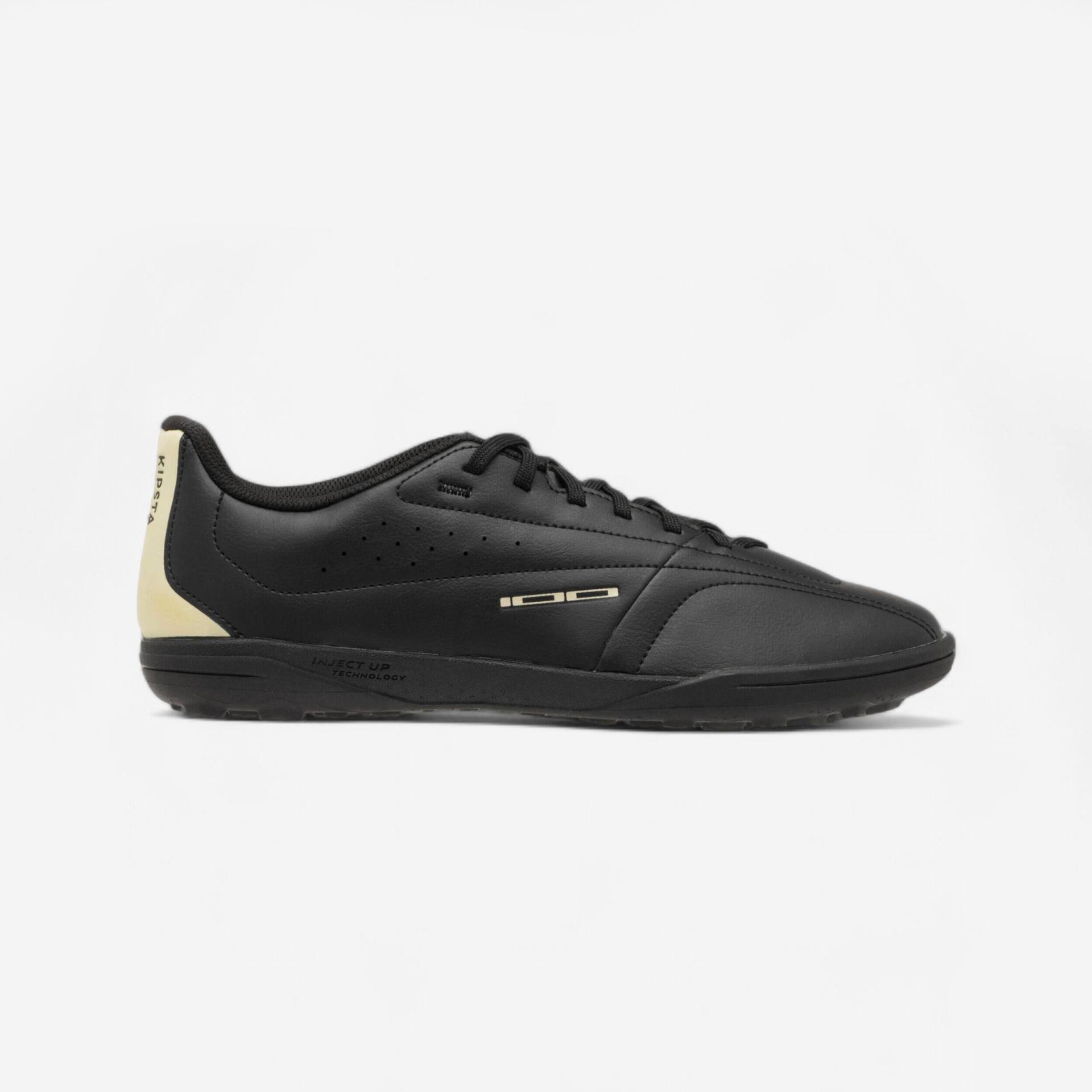 Damen/Herren Fußball Multinockenschuhe TF - 100 Turf schwarz Damen/Herren Fußball Multinockenschuhe TF - 100 Turf schwarz von KIPSTA