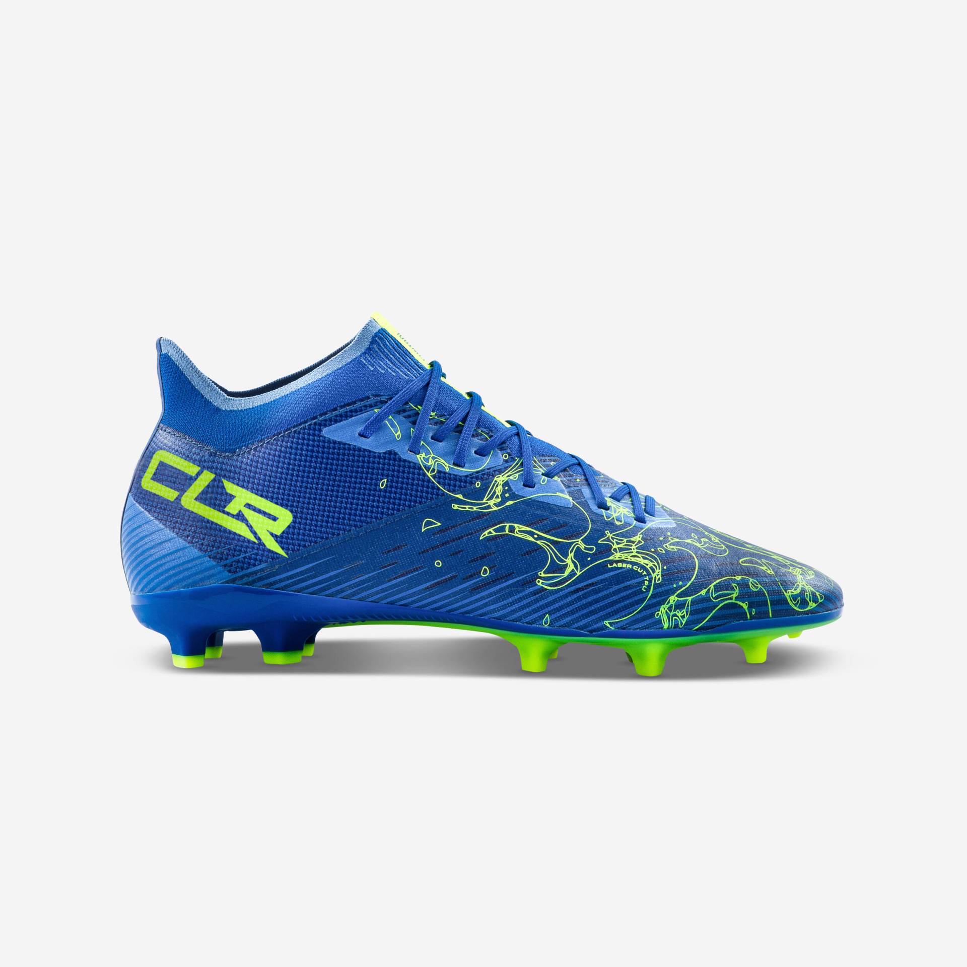 Damen/Herren Fußball Nockenschuhe FG - CLR Blue Fire Twist Damen/Herren Fußball Nockenschuhe FG - CLR Blue Fire Twist von KIPSTA