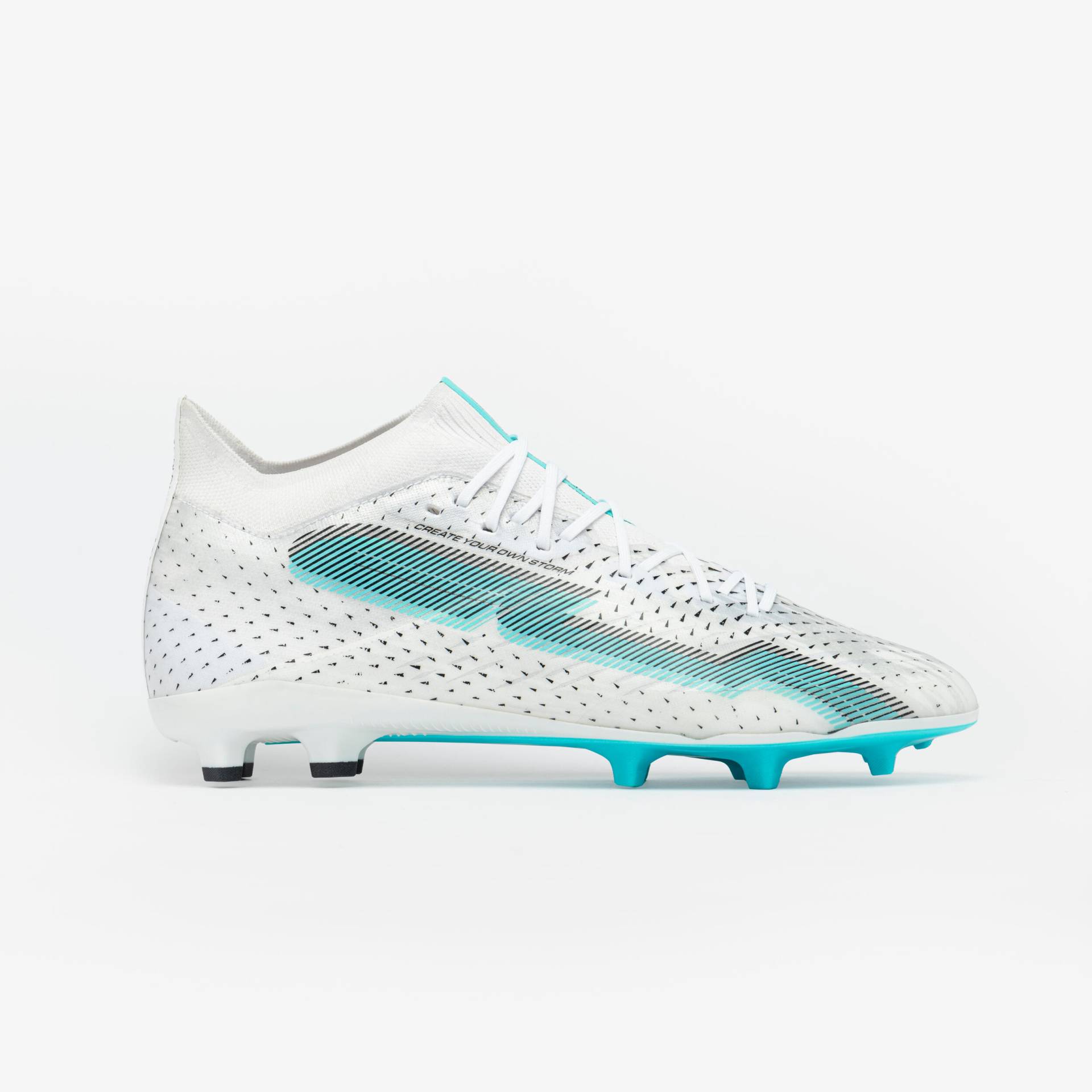 Damen/Herren Fußball Nockenschuhe FG - CLR Elite Silver Storm von KIPSTA