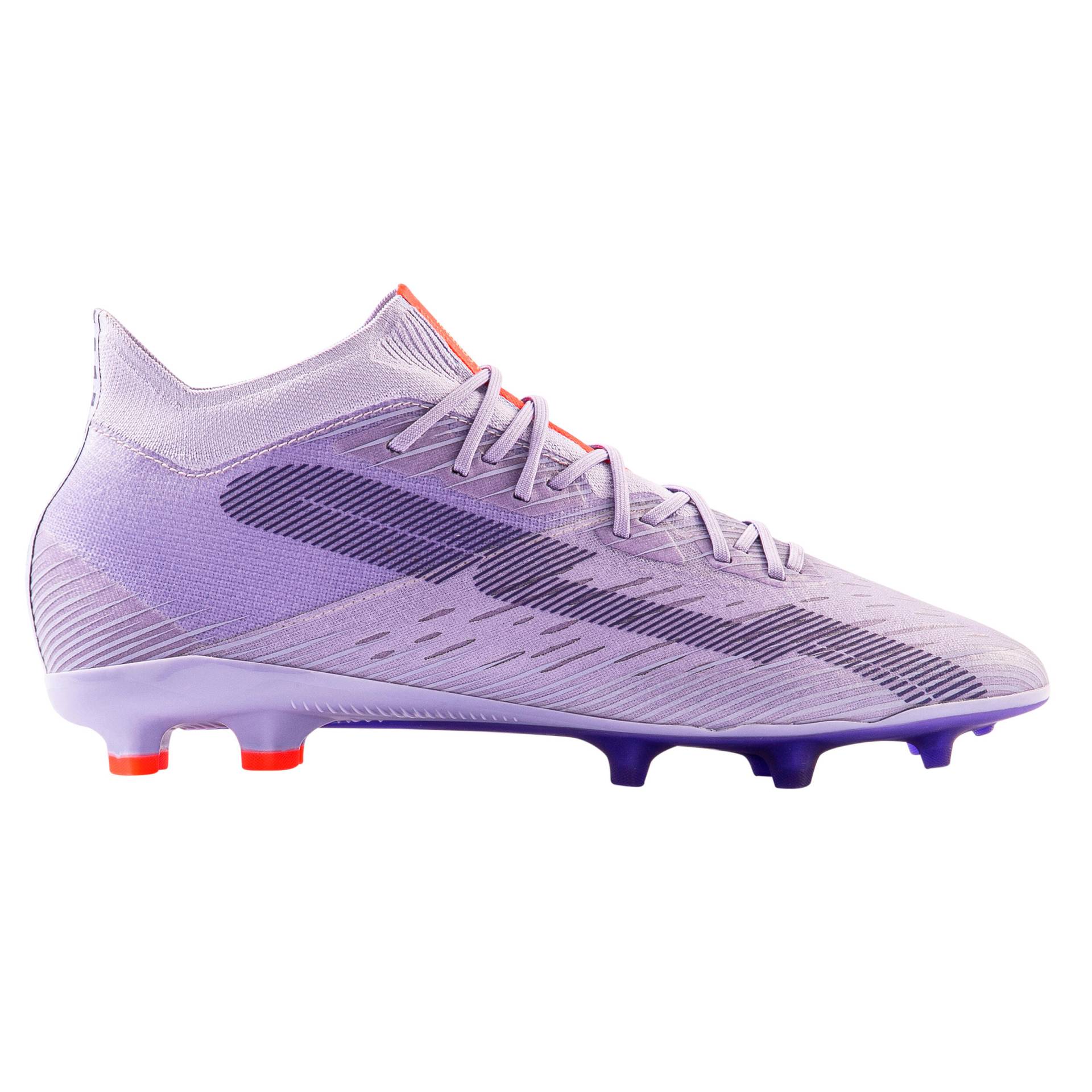 Damen/Herren Fussball Nockenschuhe FG - CLR ultraviolett von KIPSTA