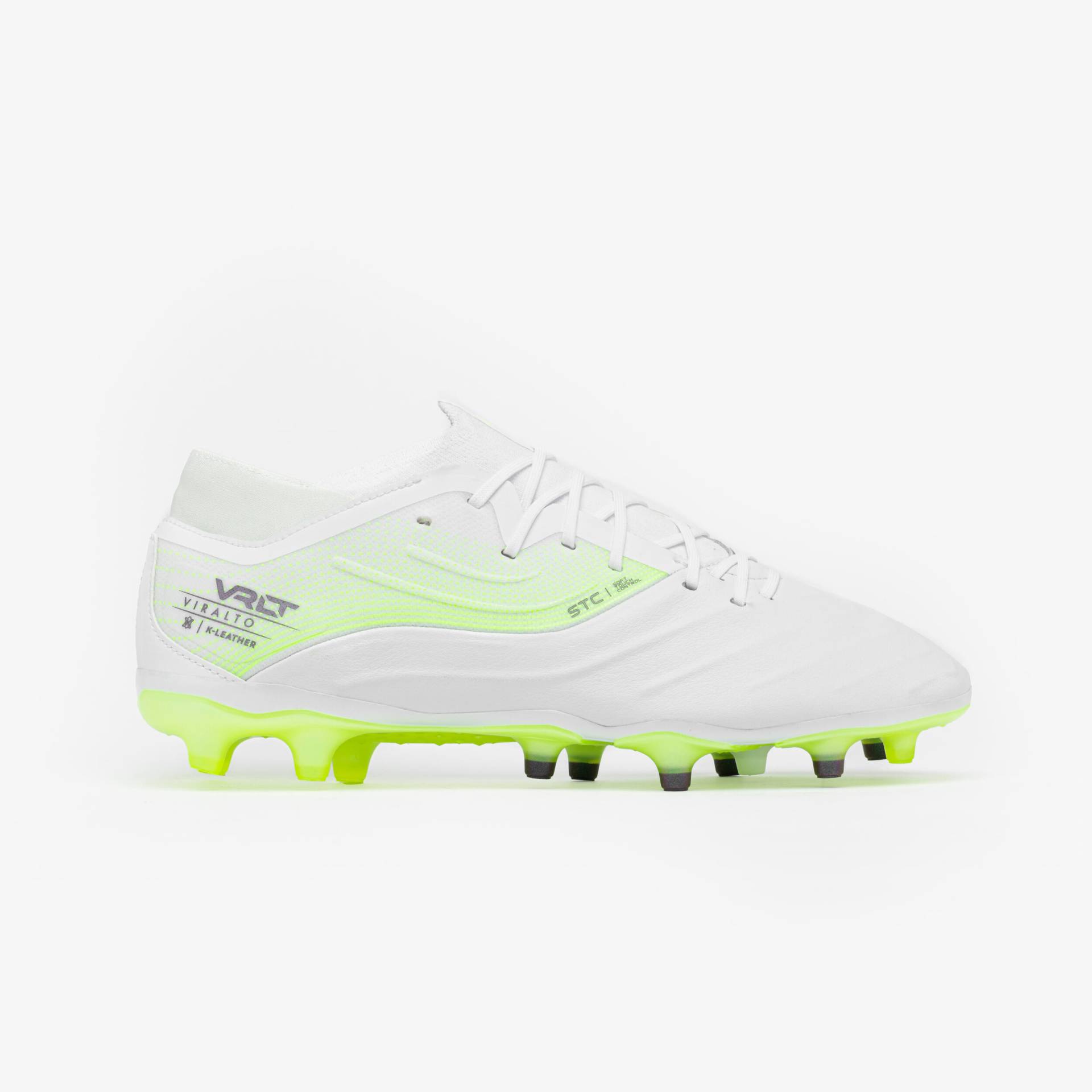 Damen/Herren Fußball Nockenschuhe FG Leder - Viralto IV Pro weiß/neon Damen/Herren Fußball Nockenschuhe FG Leder - Viralto IV Pro weiß/neon von KIPSTA