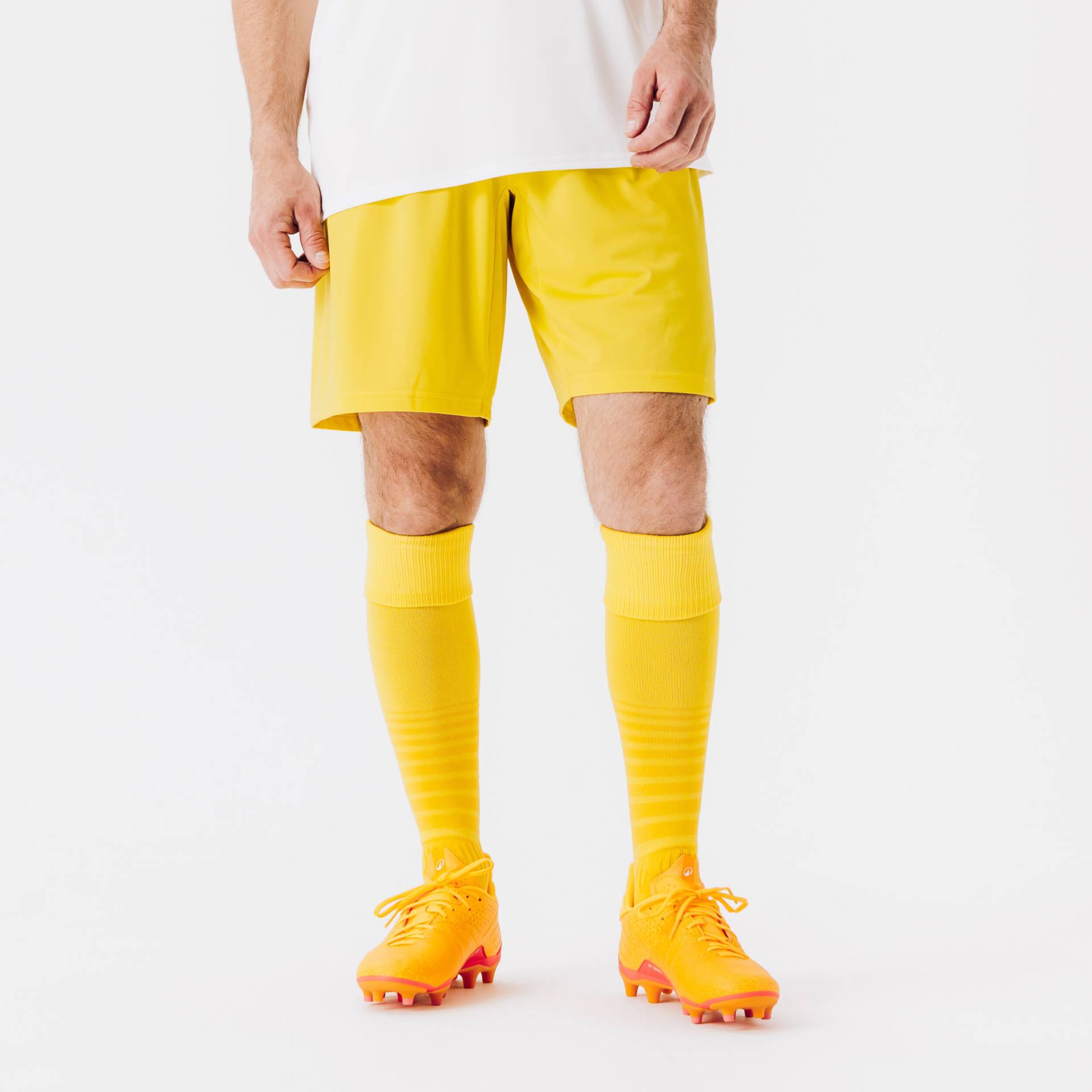 Damen/Herren Fußball Shorts - Essential gelb Damen/Herren Fußball Shorts - Essential gelb von KIPSTA