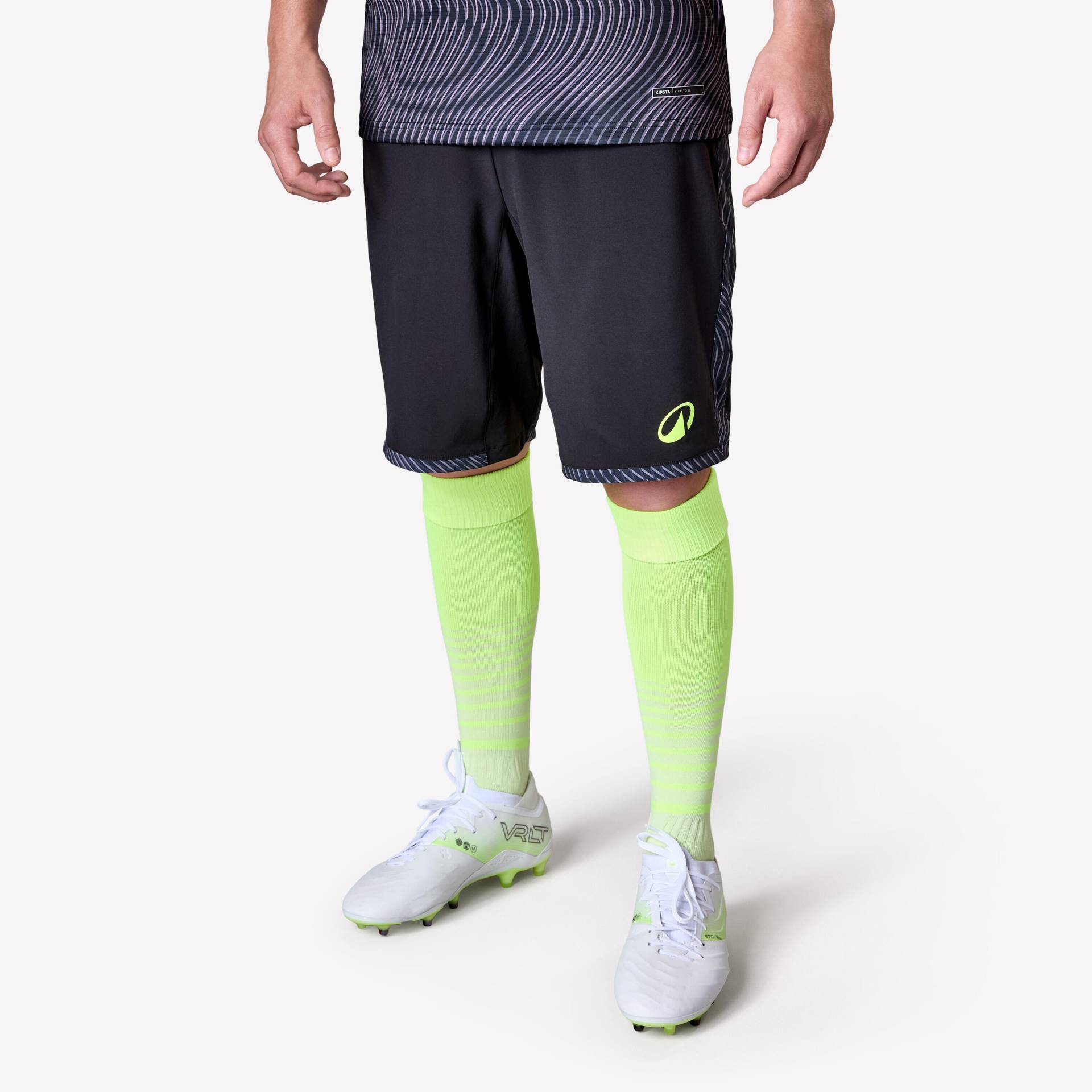 Damen/Herren Fussball Shorts - VIRALTO II Wavy schwarz/grau Damen/Herren Fussball Shorts - VIRALTO II Wavy schwarz/grau von KIPSTA