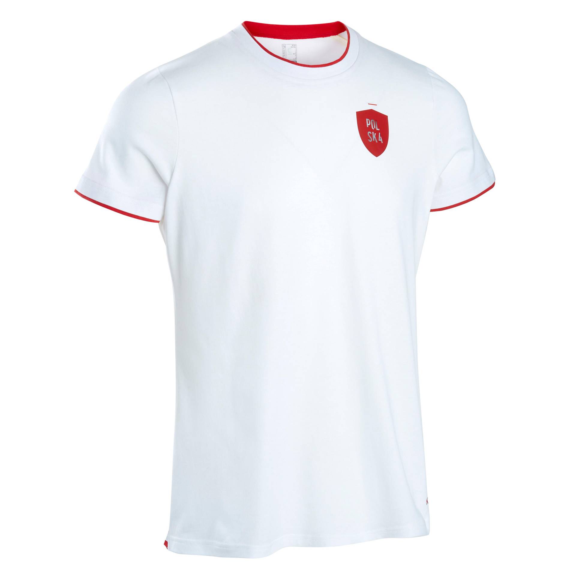 Damen/Herren Fussball T-Shirt Polen - FF100 von KIPSTA