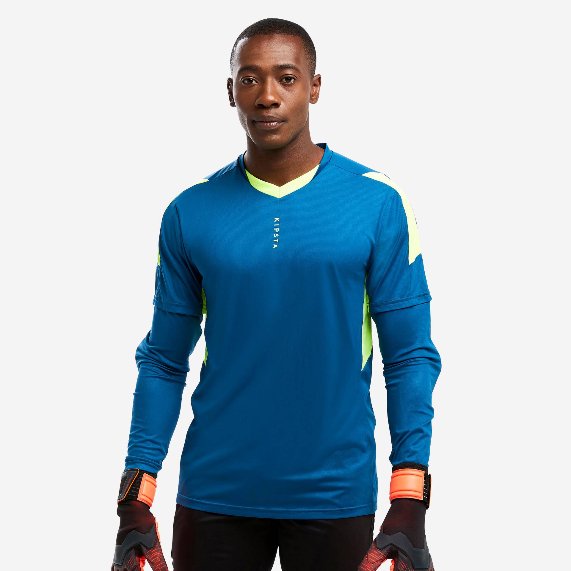 Damen/Herren Fußball Torwarttrikot - F500 blau Damen/Herren Fußball Torwarttrikot - F500 blau von KIPSTA