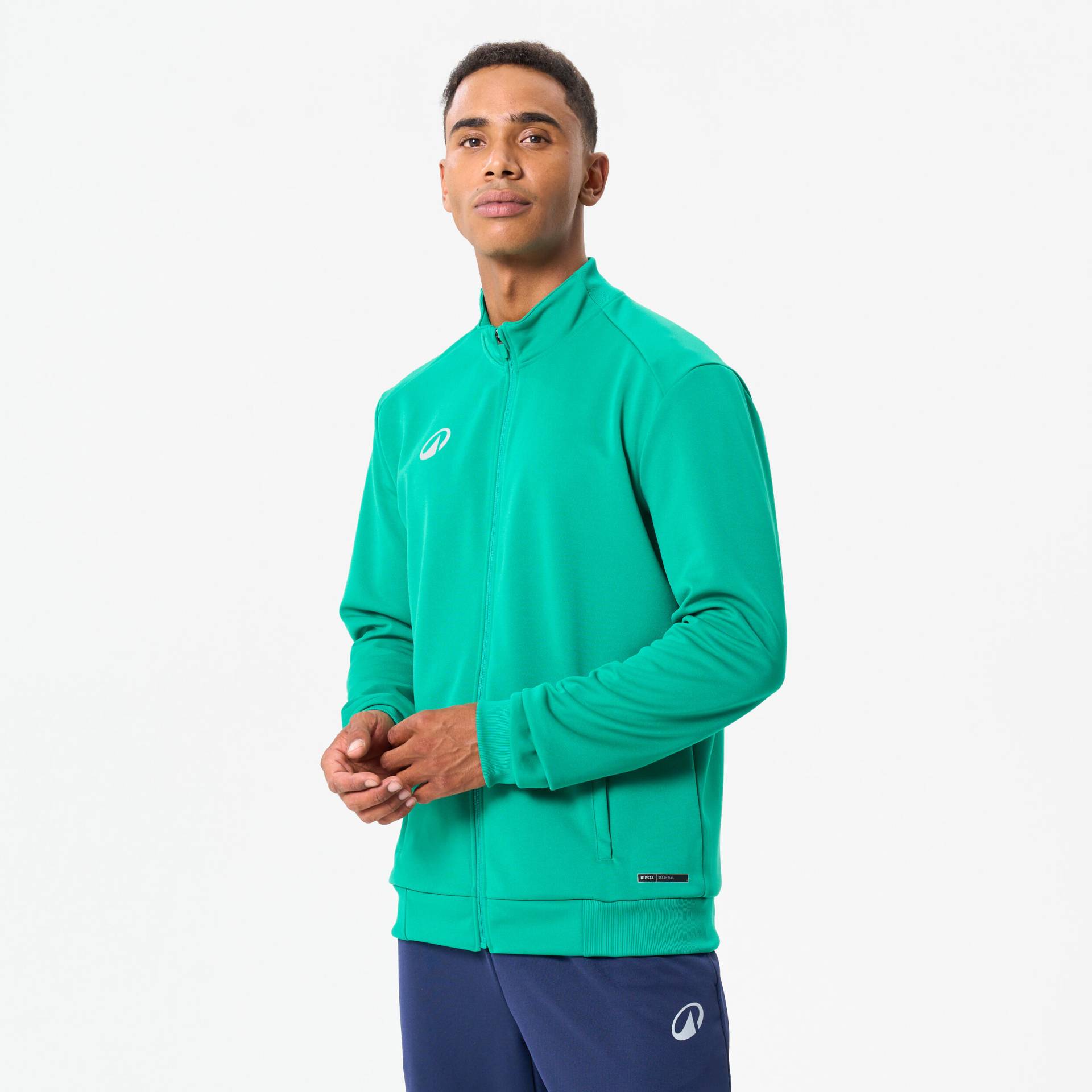 Damen/Herren Fußball Trainingsjacke - Essential grün Damen/Herren Fußball Trainingsjacke - Essential grün von KIPSTA