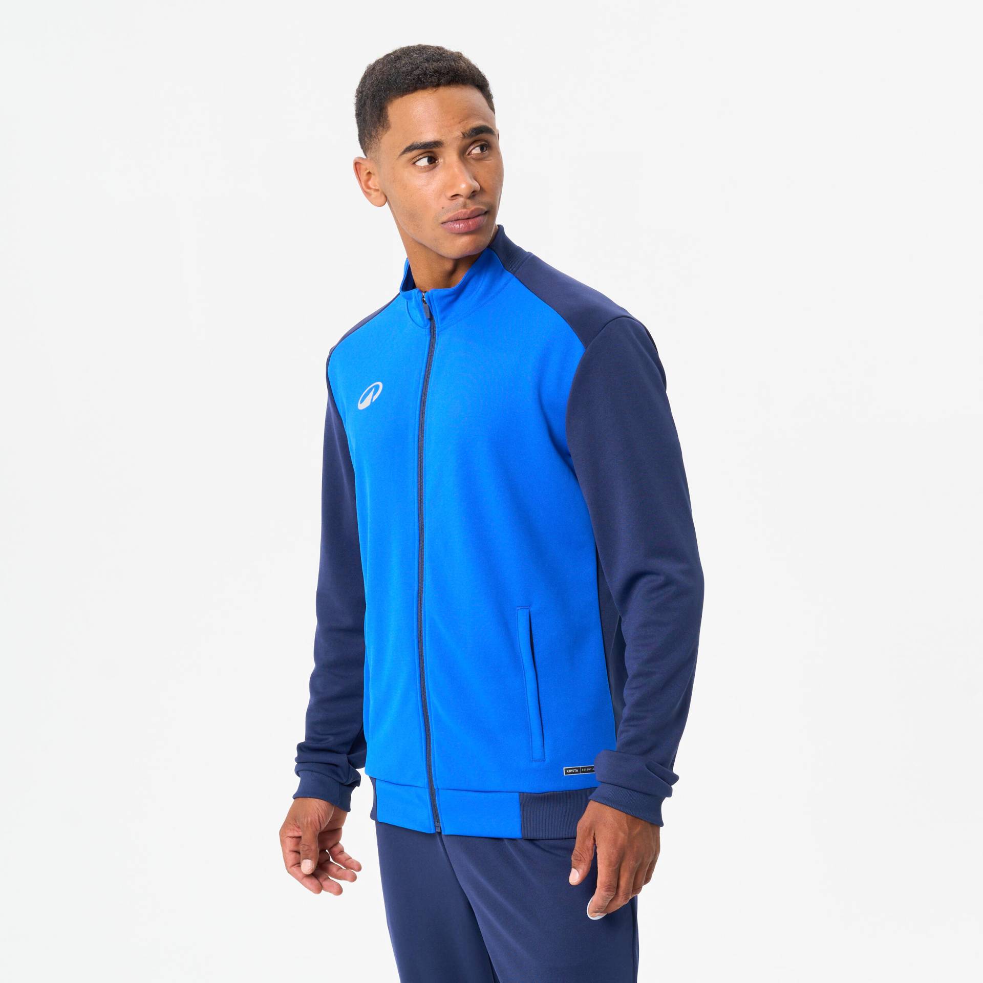 Damen/Herren Fußball Trainingsjacke - Essential marineblau Damen/Herren Fußball Trainingsjacke - Essential marineblau von KIPSTA