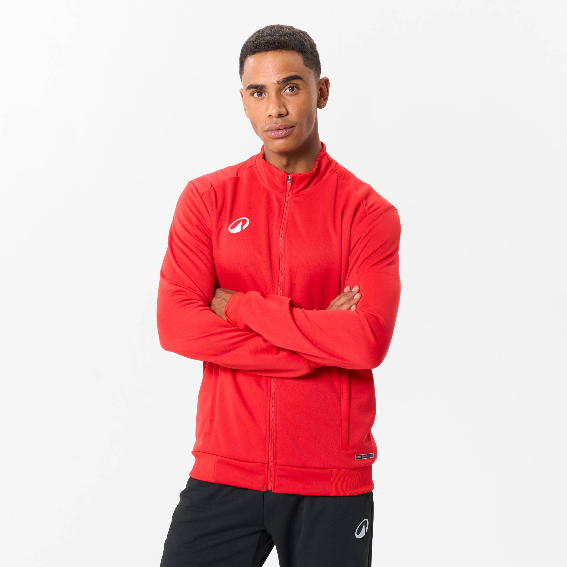 Damen/Herren Fußball Trainingsjacke - Essential rot Damen/Herren Fußball Trainingsjacke - Essential rot von KIPSTA