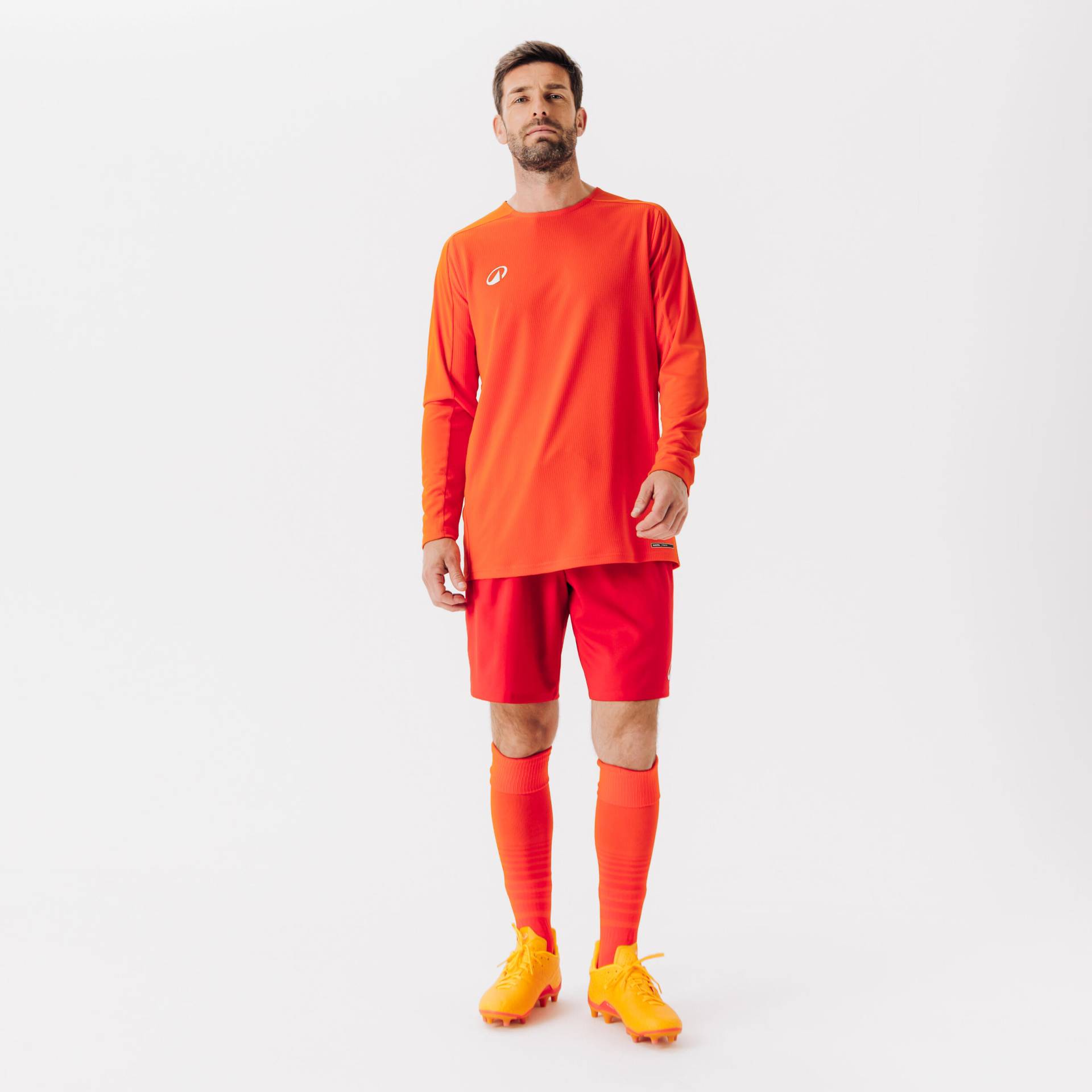 Damen/Herren Fußball Trikot langarm - VIRALTO Club orange von KIPSTA