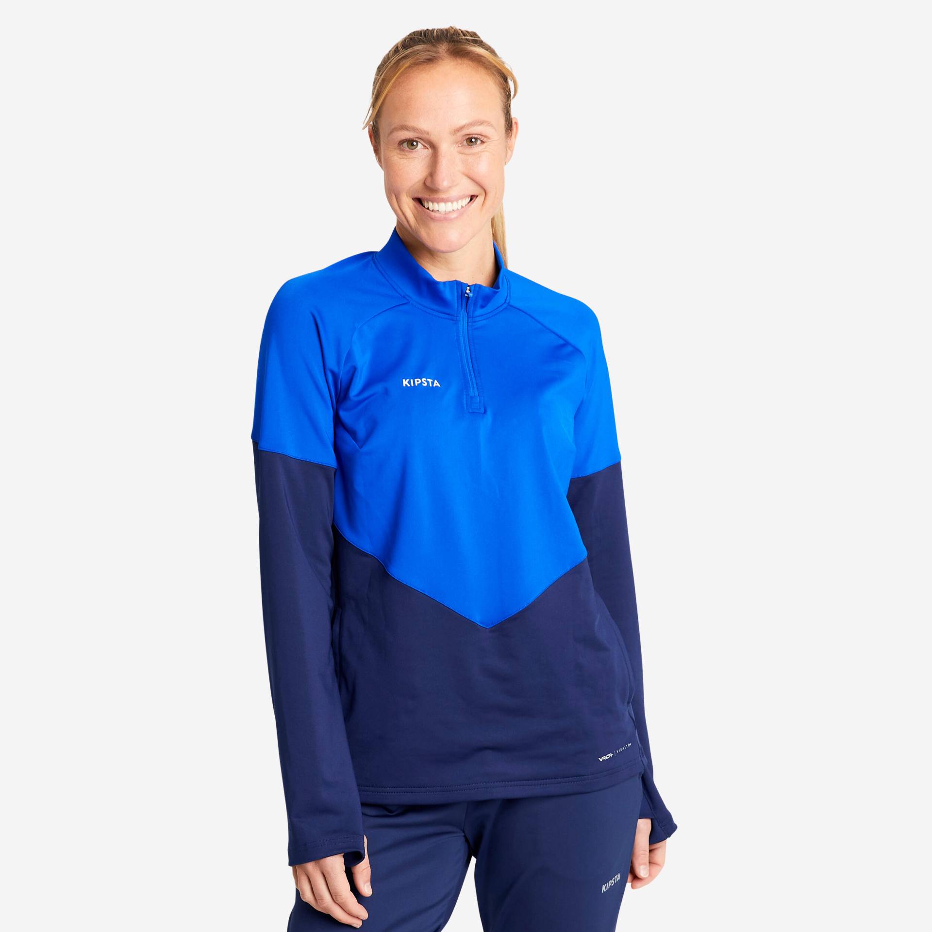 Damen Fußball Sweatshirt - VIRALTO blau von KIPSTA