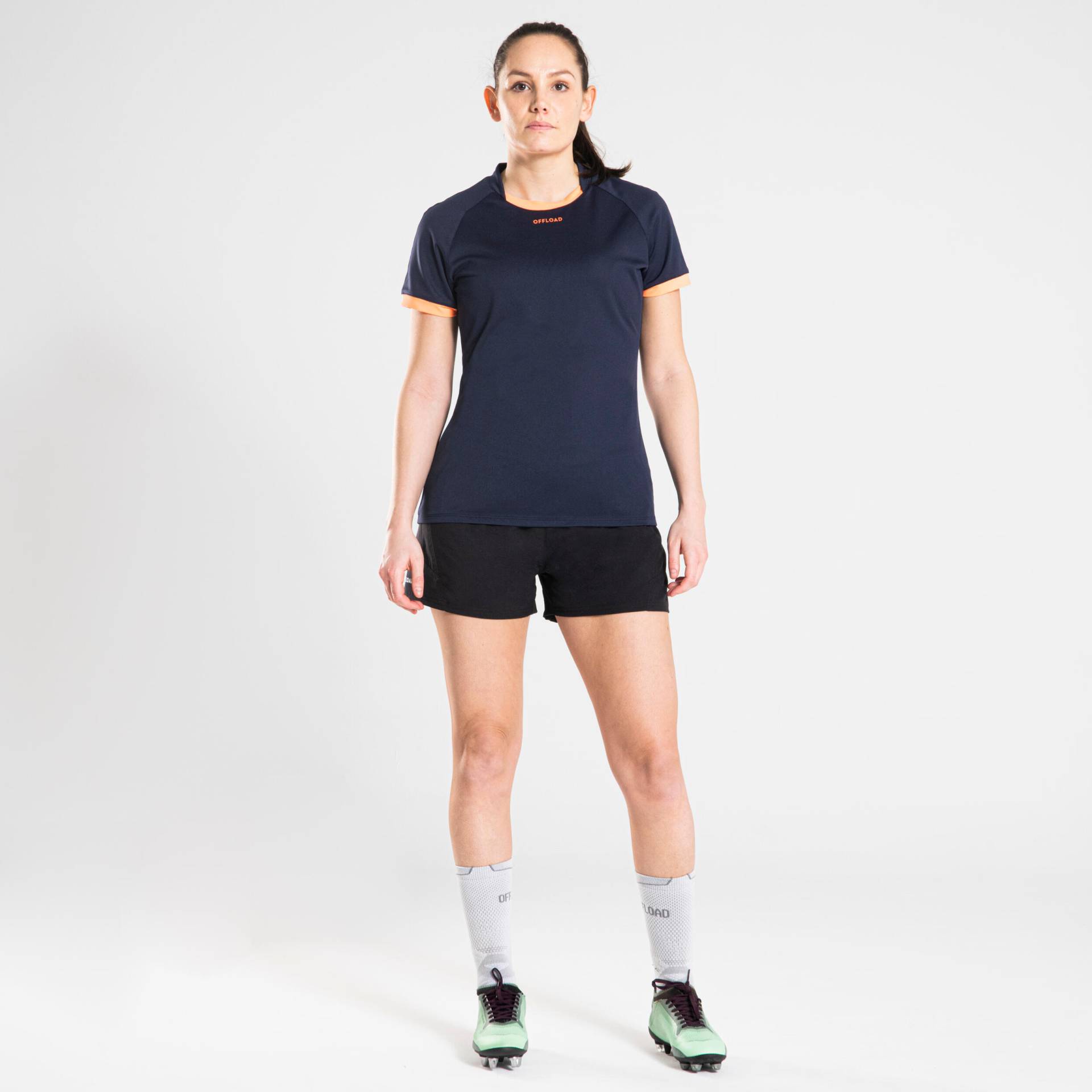 Damen Rugbyshorts - R500 schwarz Damen Rugbyshorts - R500 schwarz von KIPSTA