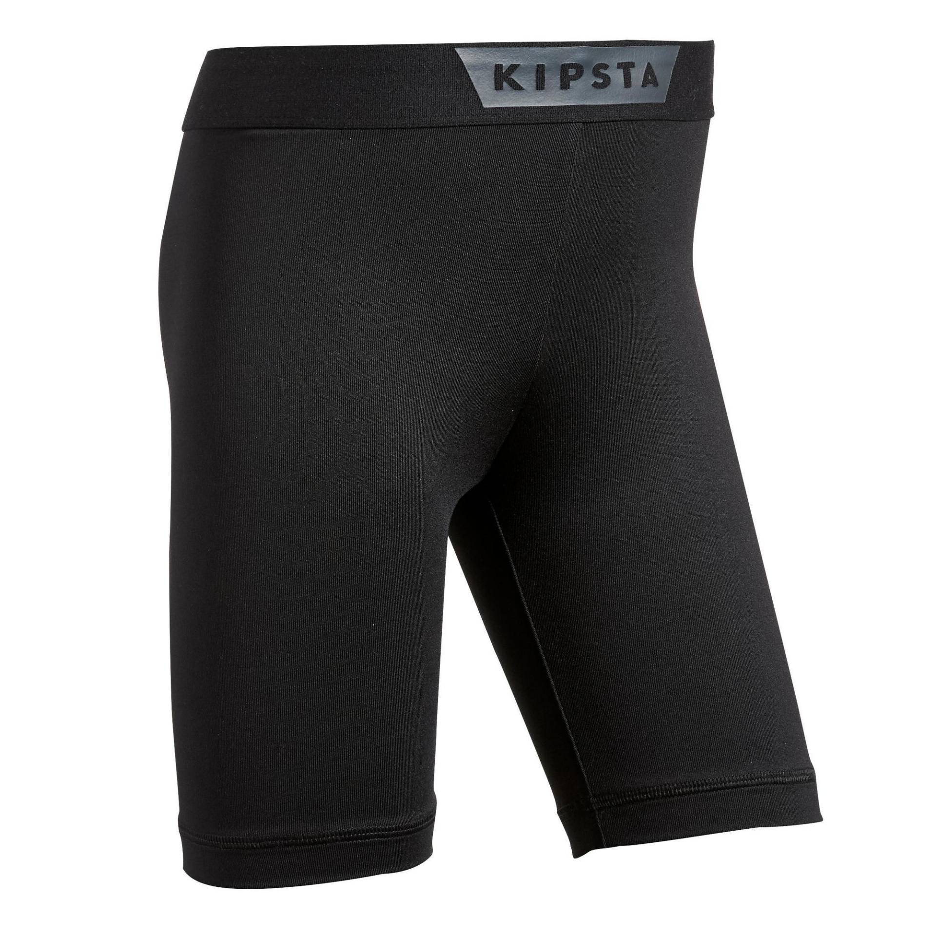 Kinder Fussball Funktionsshorts - Keepcomfort schwarz von KIPSTA