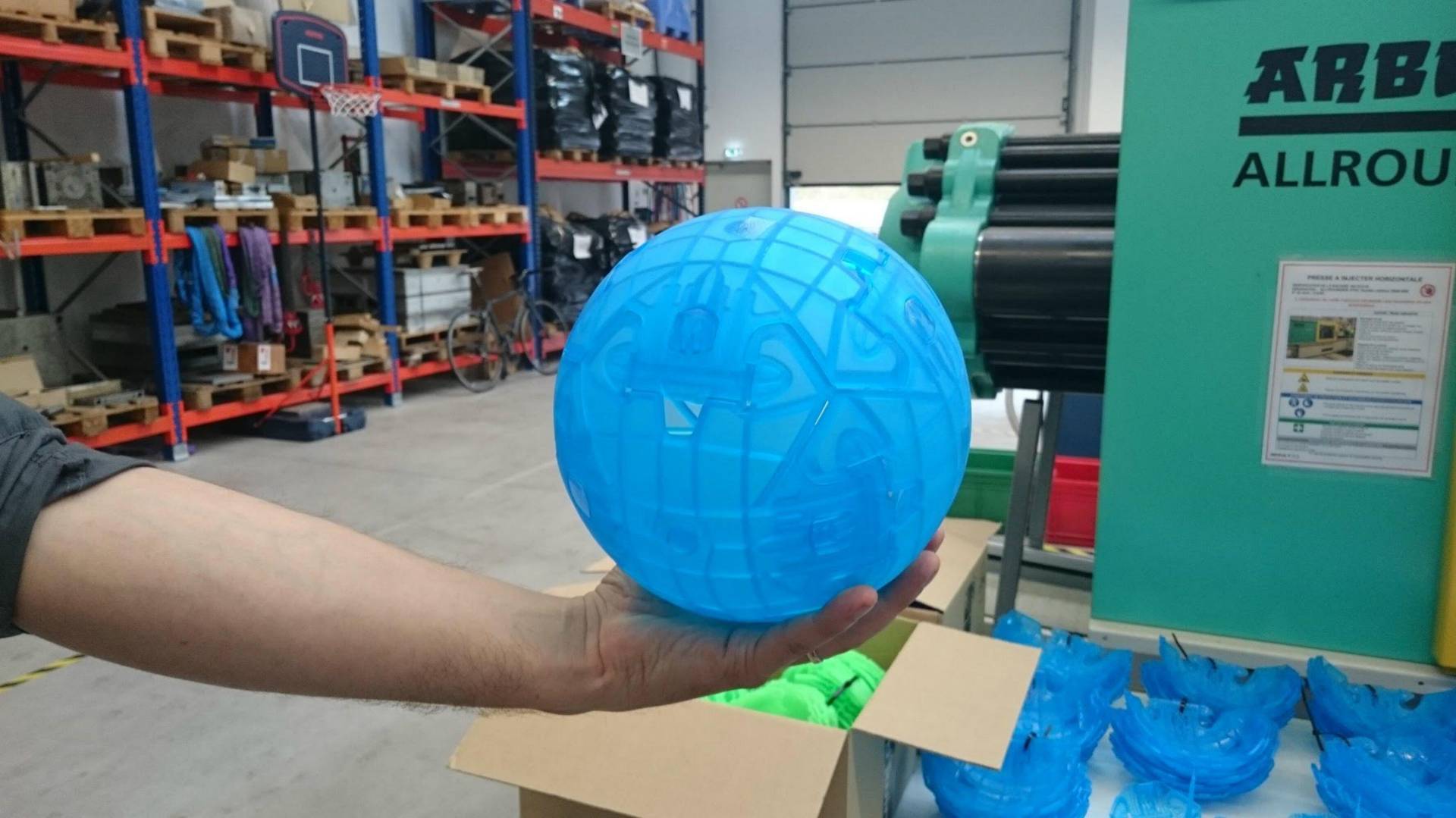 Fußball Easyball Gr. 5 in 6 Teile zerlegbar blau Fußball Easyball Gr. 5 in 6 Teile zerlegbar blau von KIPSTA