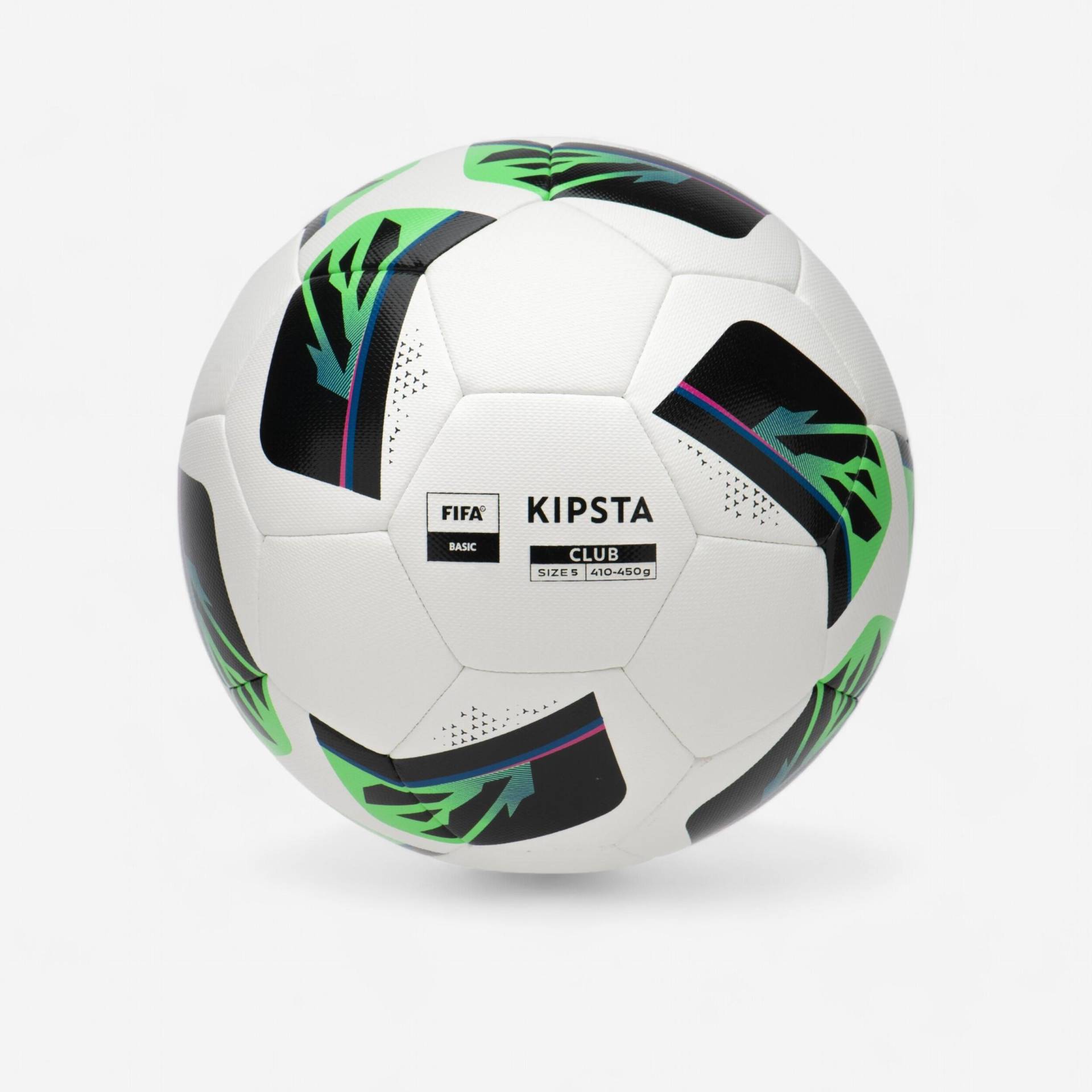 Fussball Trainingsball Grösse 5 Hybrid - FIFA Basic Club Ball weiss von KIPSTA