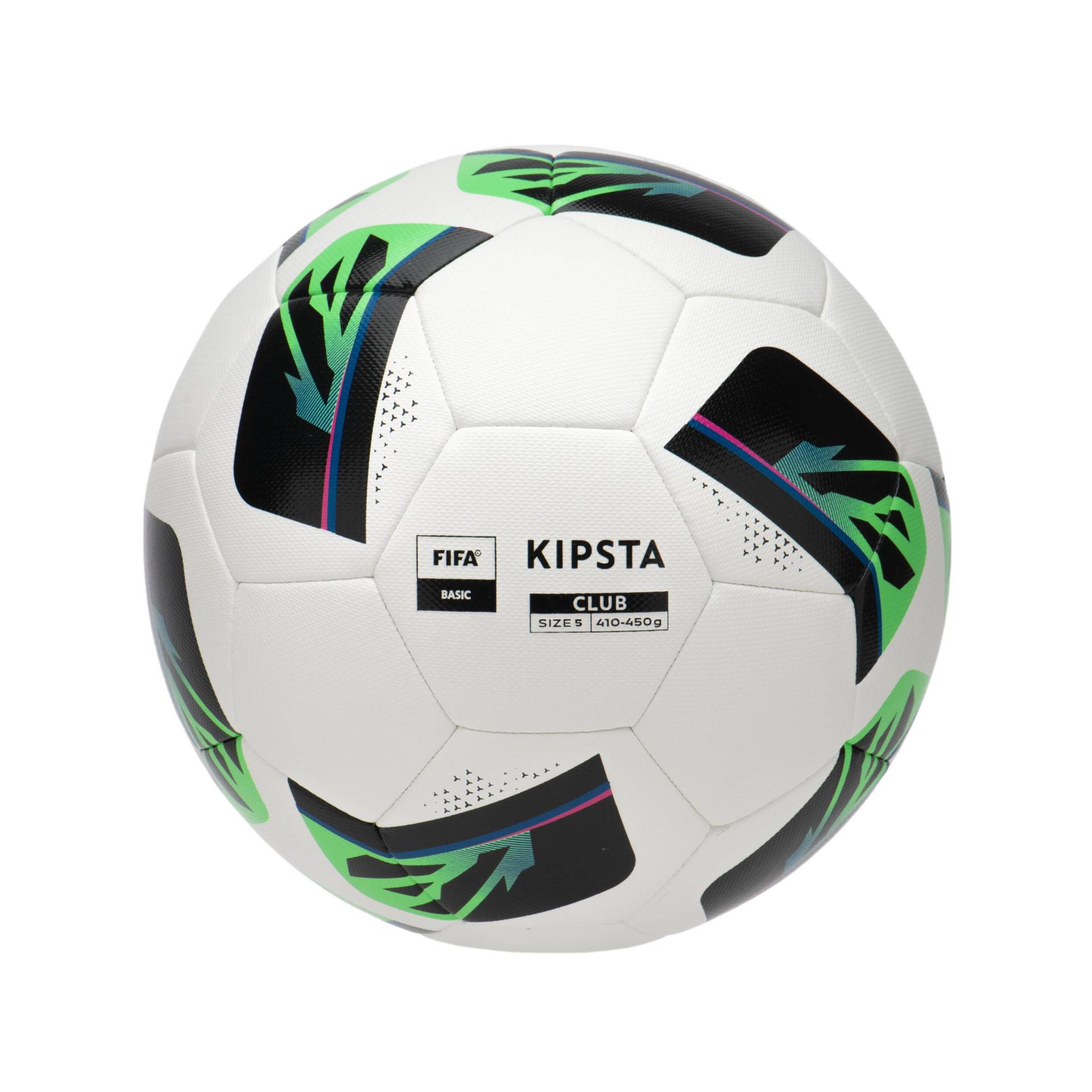 Fussball Trainingsball Grösse 5 Hybrid - FIFA Basic Club Ball weiss von KIPSTA