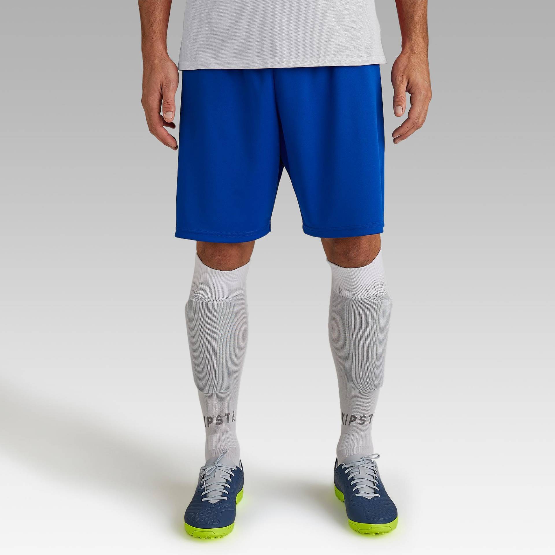 Damen/Herren Fussball Shorts - F100 blau von KIPSTA