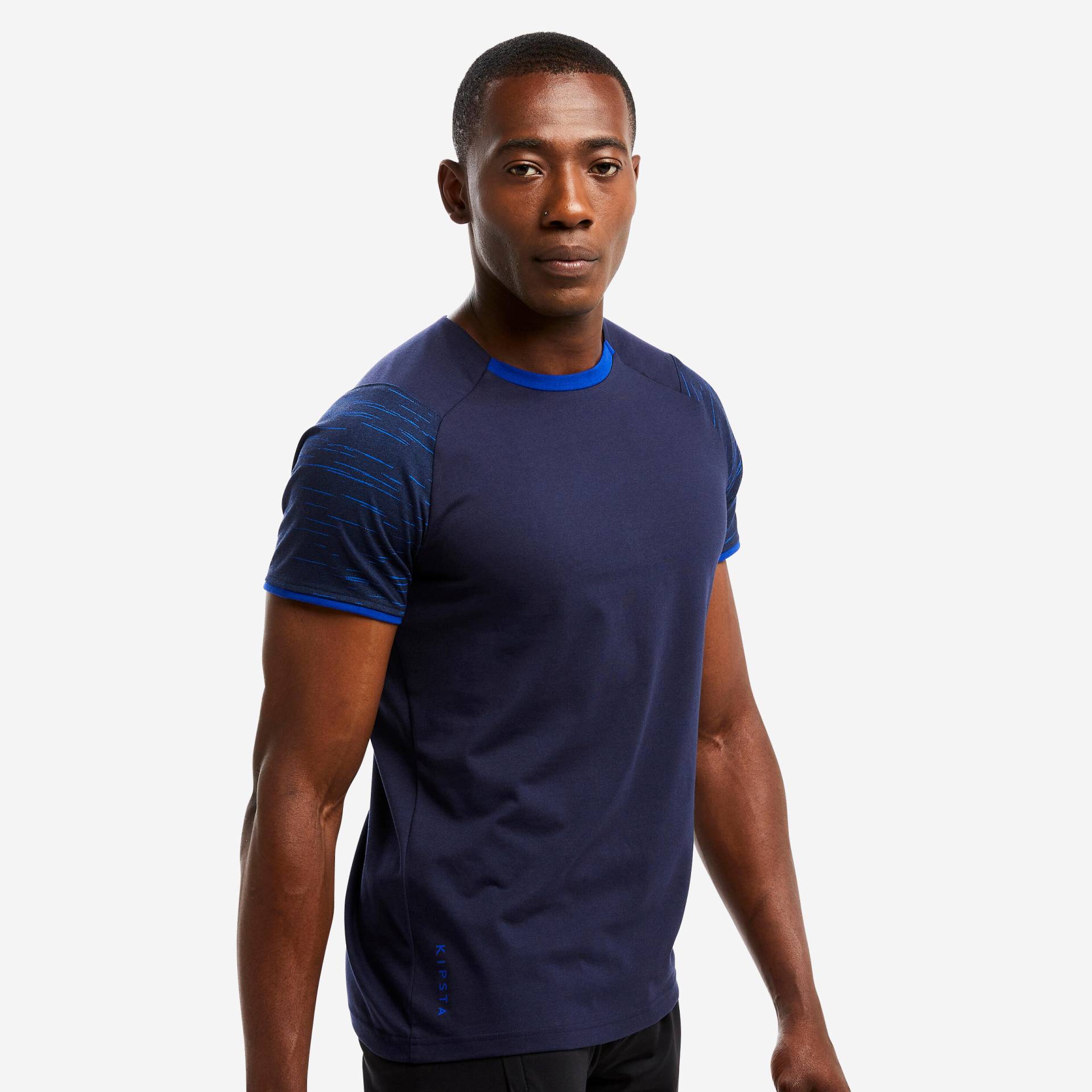 Damen/Herren Fußballshirt - T100 Team dunkelblau Damen/Herren Fußballshirt - T100 Team dunkelblau von KIPSTA