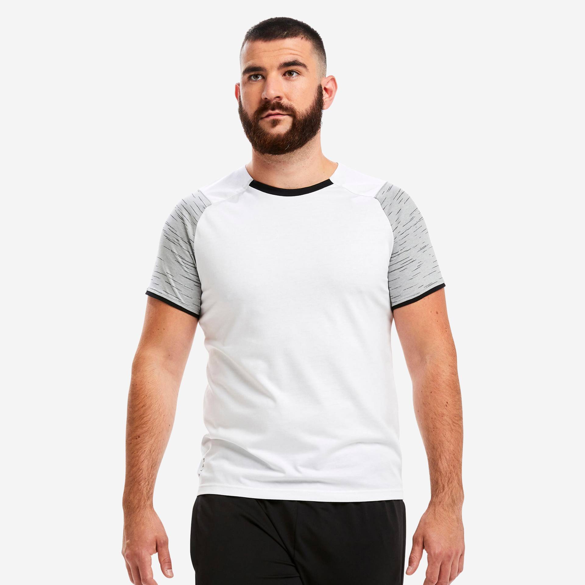Fussballshirt T100 Team Damen/Herren weiss Fussballshirt T100 Team Damen/Herren weiss von KIPSTA
