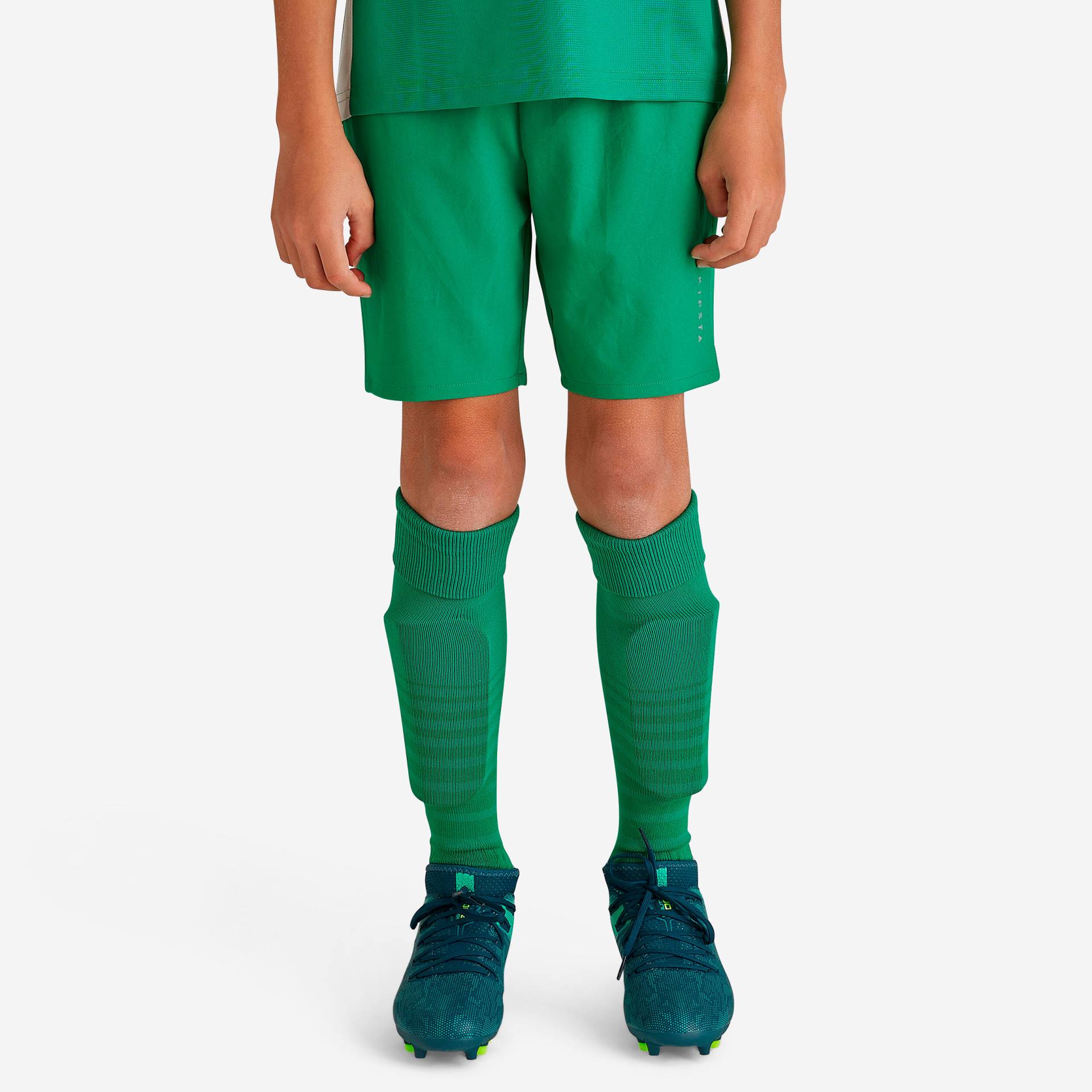 Kinder Fussball Shorts - VIRALTO Club grün von KIPSTA
