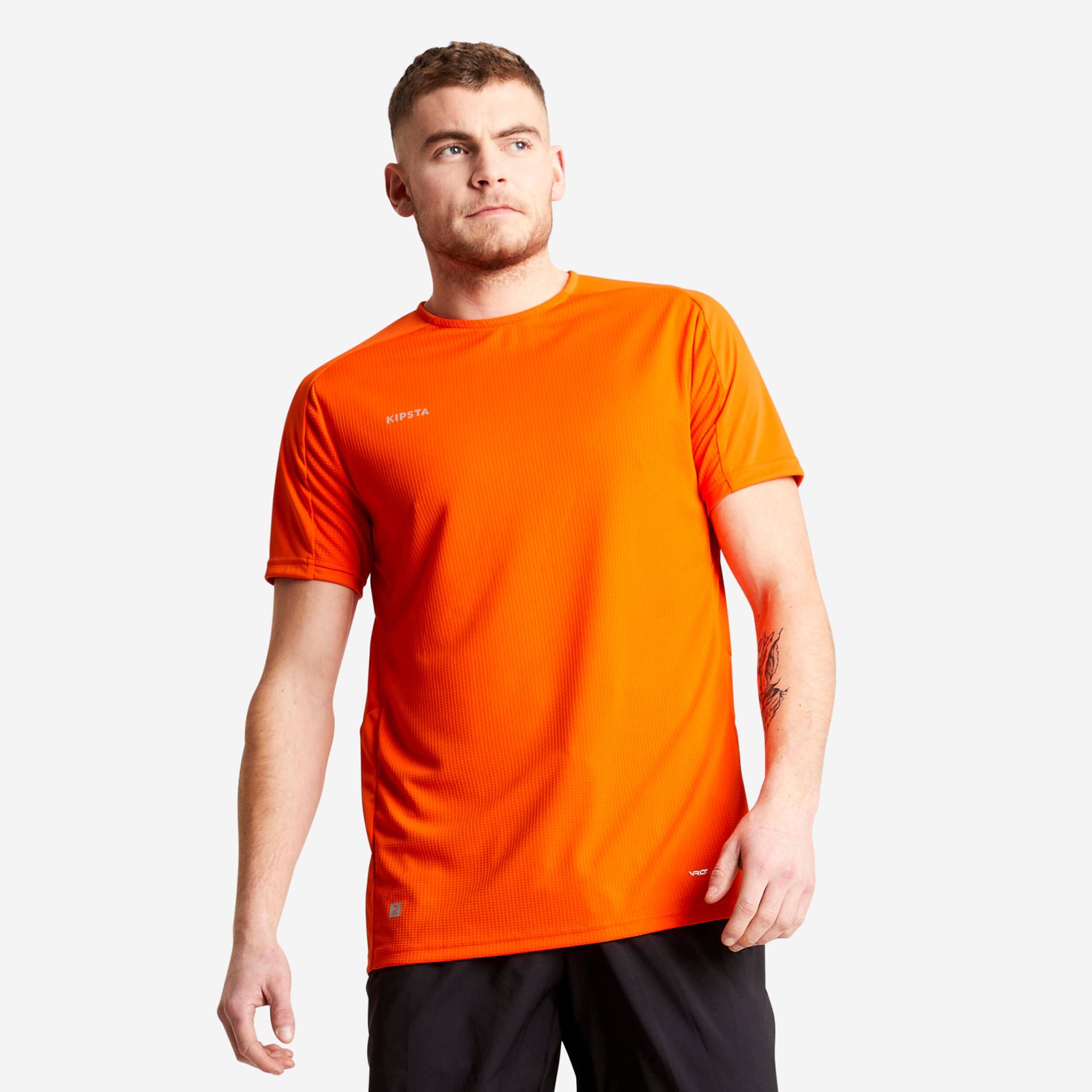 Damen/Herren Fussball Trikot kurzarm - VIRALTO Verein orange von KIPSTA