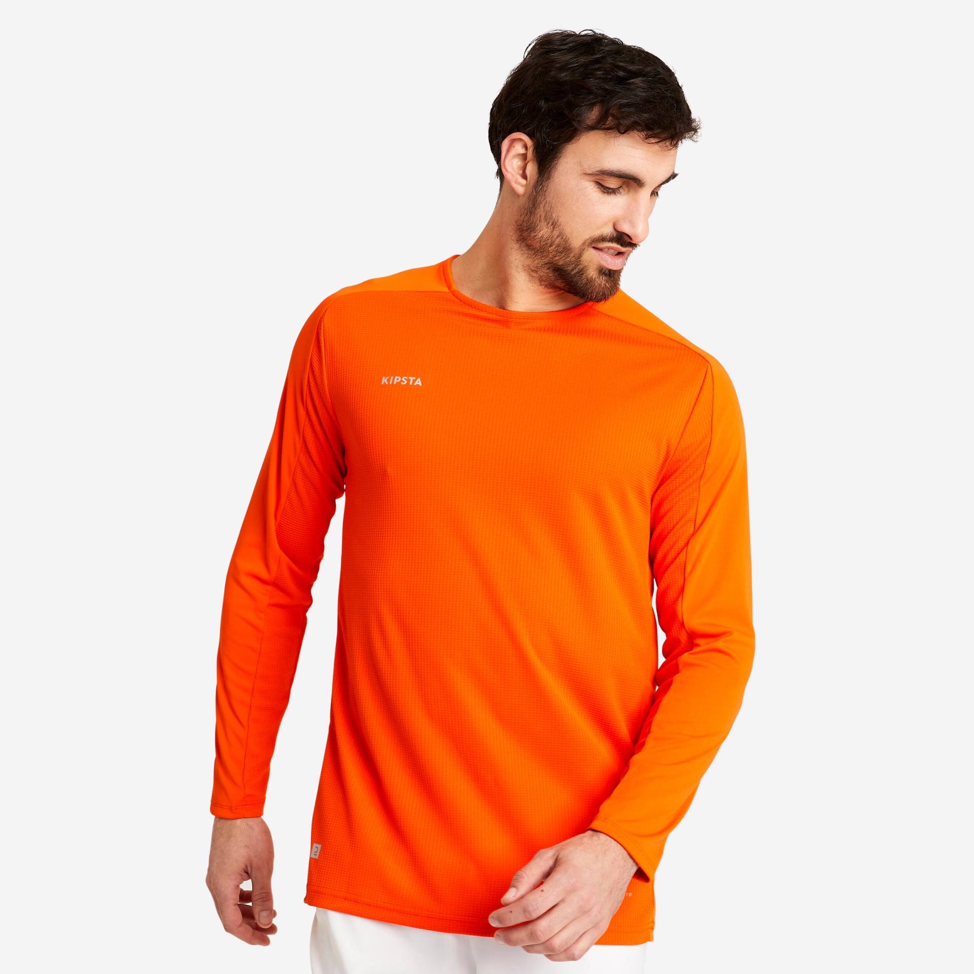 Damen/Herren Fussball Trikot langarm - VIRALTO Club orange von KIPSTA