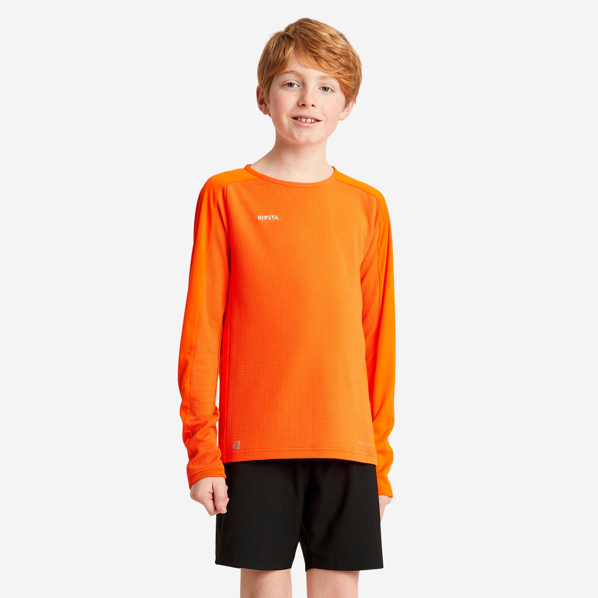 Kinder Fussball Trikot langarm - VIRALTO Club orange von KIPSTA