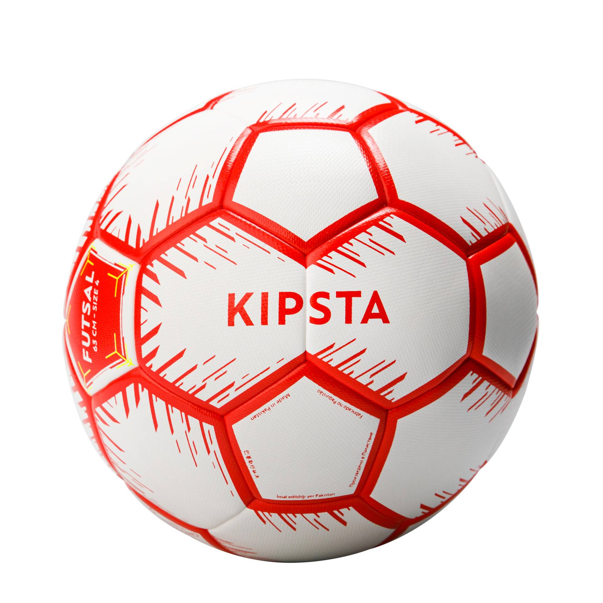Futsal Ball Größe 4 - Barrio rot/weiß Futsal Ball Größe 4 - Barrio rot/weiß von KIPSTA