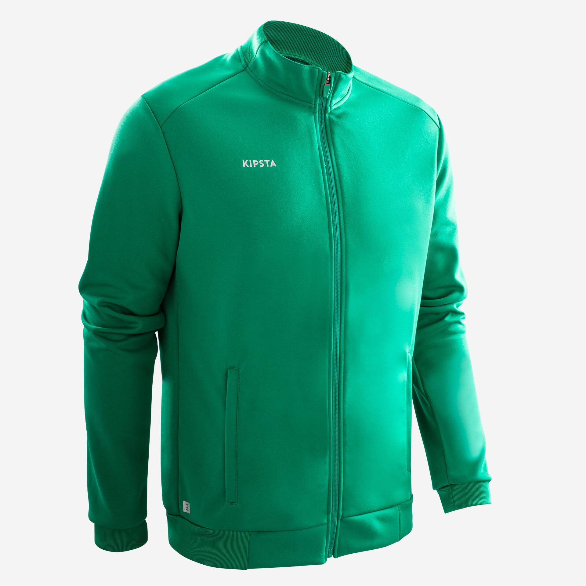 Damen/Herren Fussball Trainingsjacke - Essential grün von KIPSTA