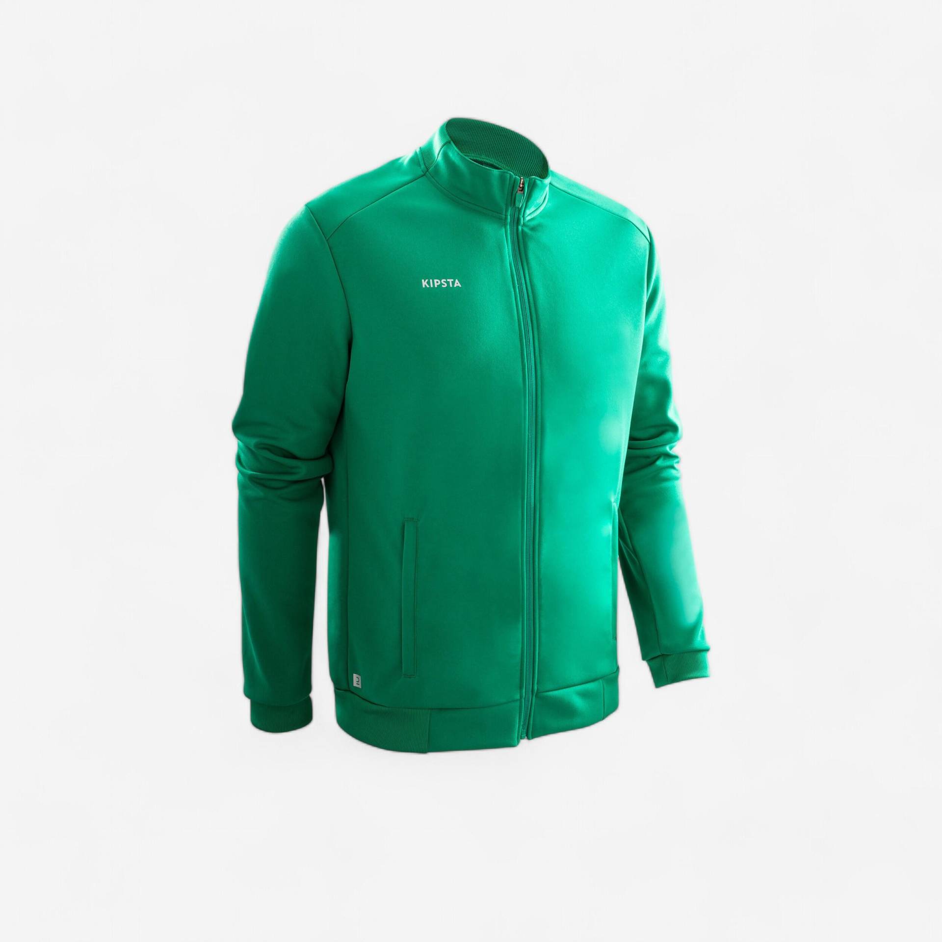 Damen/Herren Fussball Trainingsjacke - Essential grün von KIPSTA