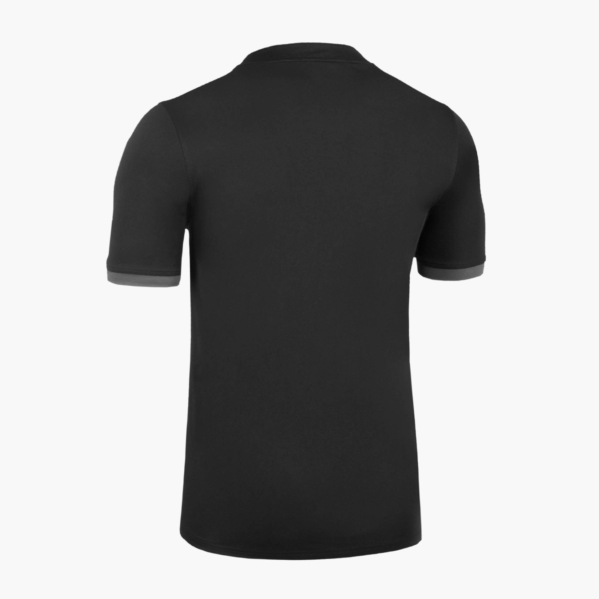 Herren Rugby Trikot kurzarm - R100 schwarz/grau Herren Rugby Trikot kurzarm - R100 schwarz/grau von KIPSTA