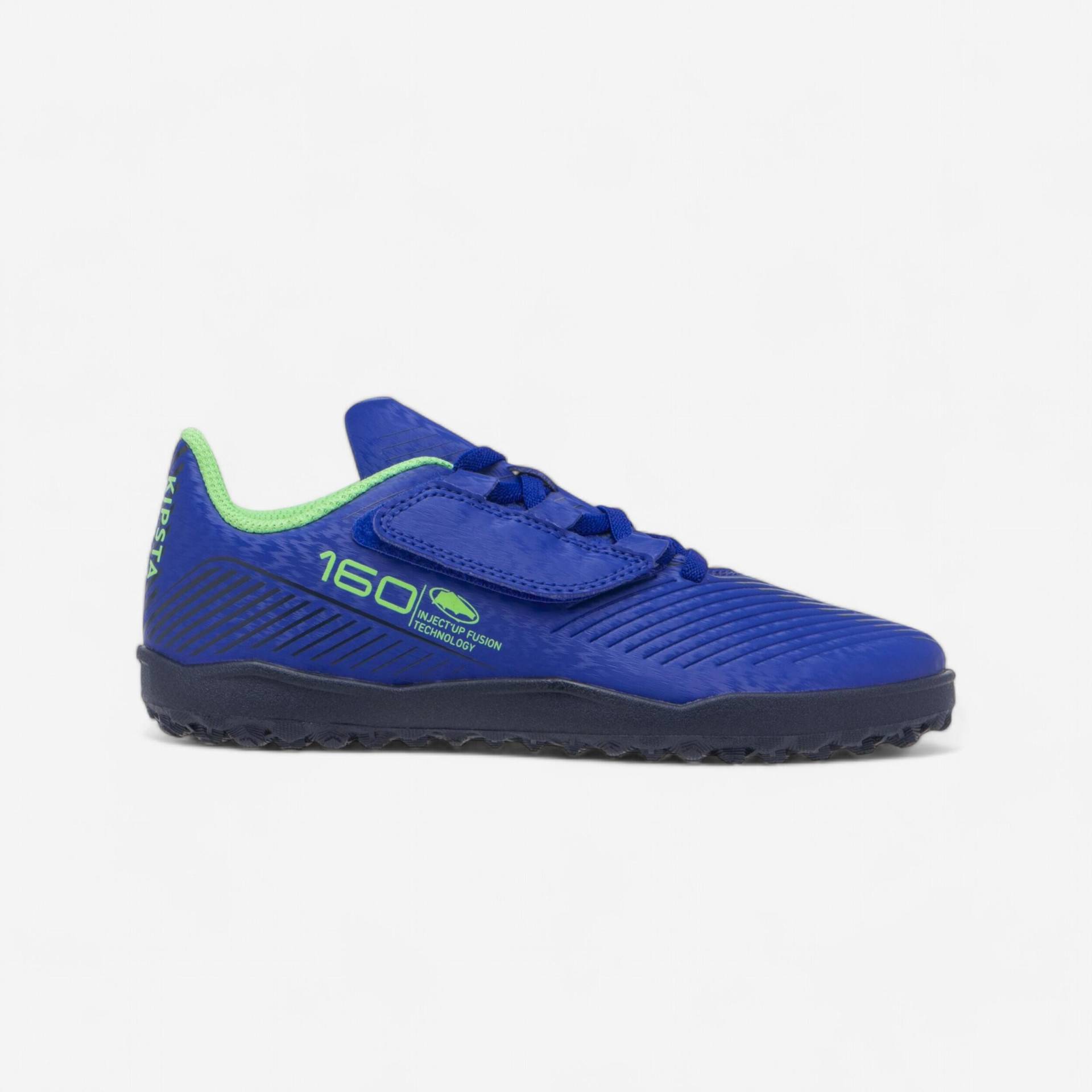 Kinder Fußball Multinockenschuhe mit Klettverschluss - 160 Easy Turf blau Kinder Fußball Multinockenschuhe mit Klettverschluss - 160 Easy Turf blau von KIPSTA