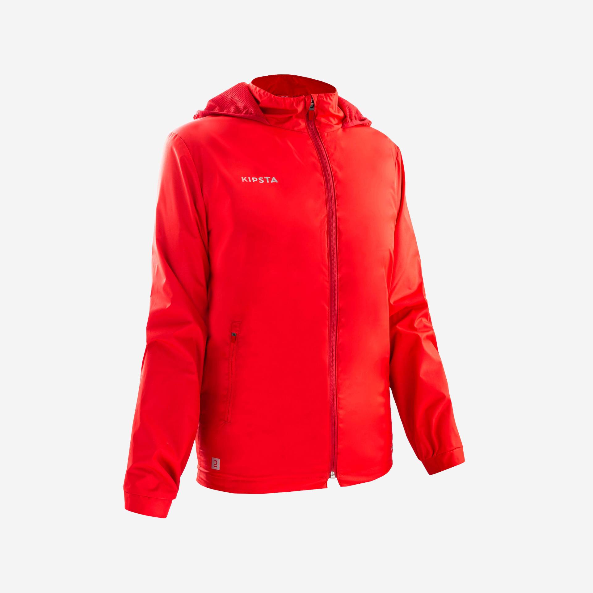 Kinder Fussball Regenjacke - Viralto Club rot von KIPSTA