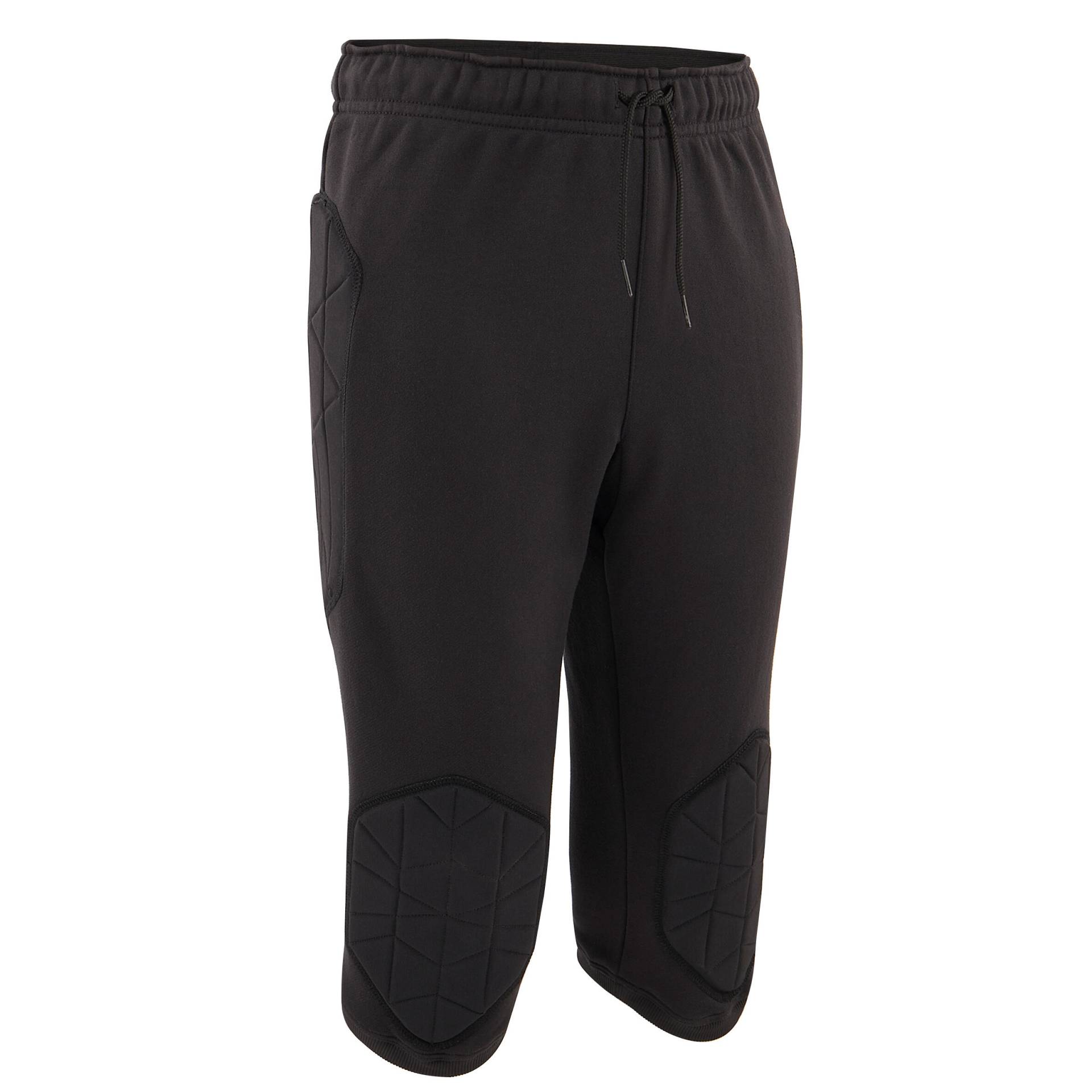 Kinder Fußball Torwarthose 3/4-lang - F100 schwarz Kinder Fußball Torwarthose 3/4-lang - F100 schwarz von KIPSTA