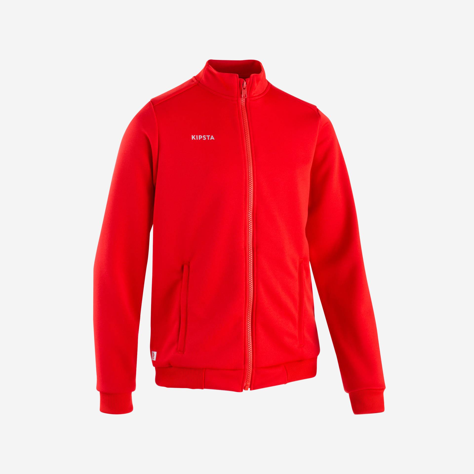 Kinder Fußball Trainingsjacke Essential rot von KIPSTA