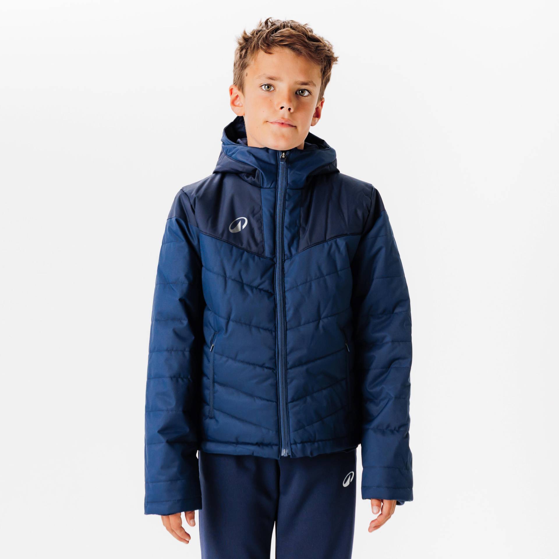 Kinder Fußball Trainingsjacke warm marineblau Kinder Fußball Trainingsjacke warm marineblau von KIPSTA