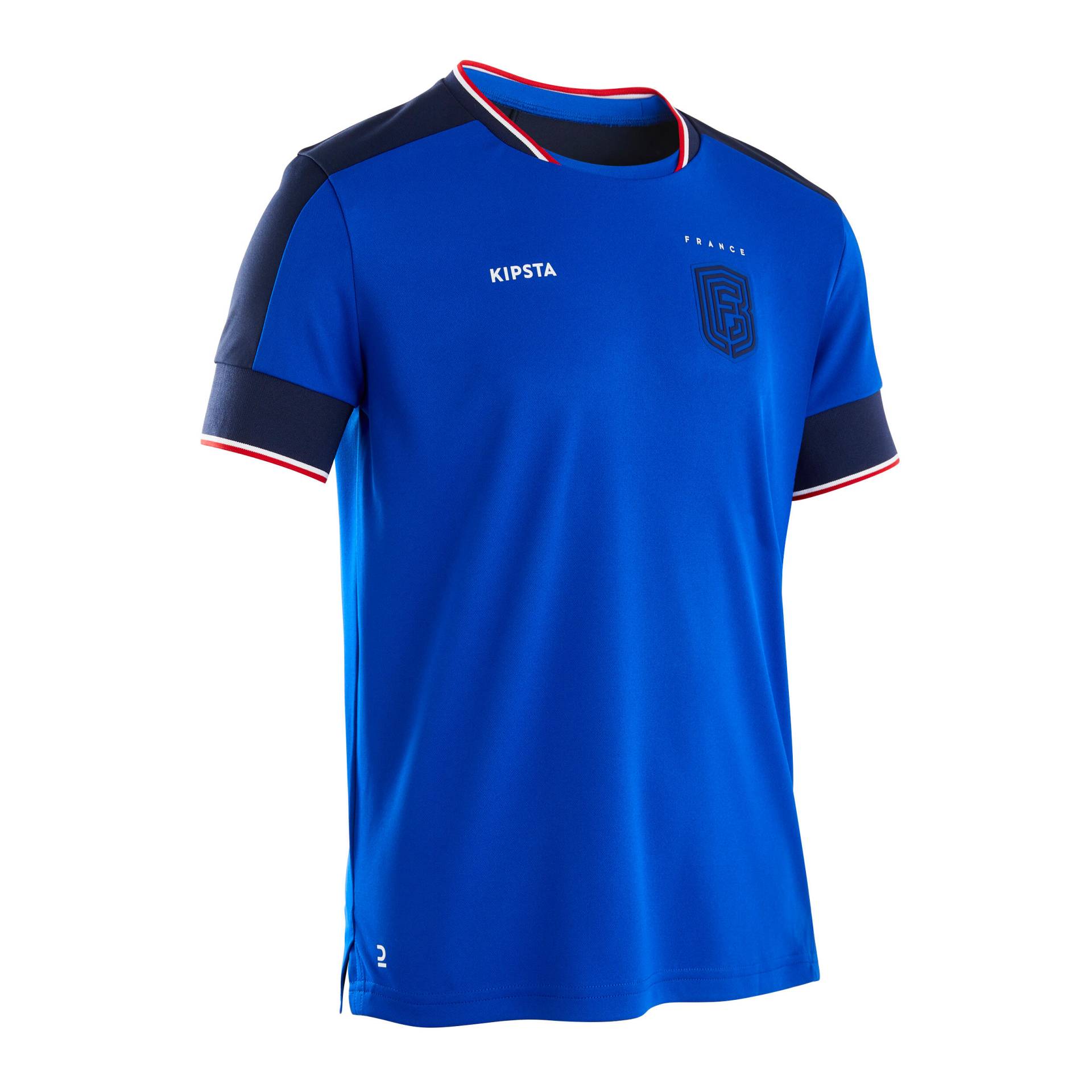 Kinder Fussball Trikot - Frankreich 2024 FF500 von KIPSTA