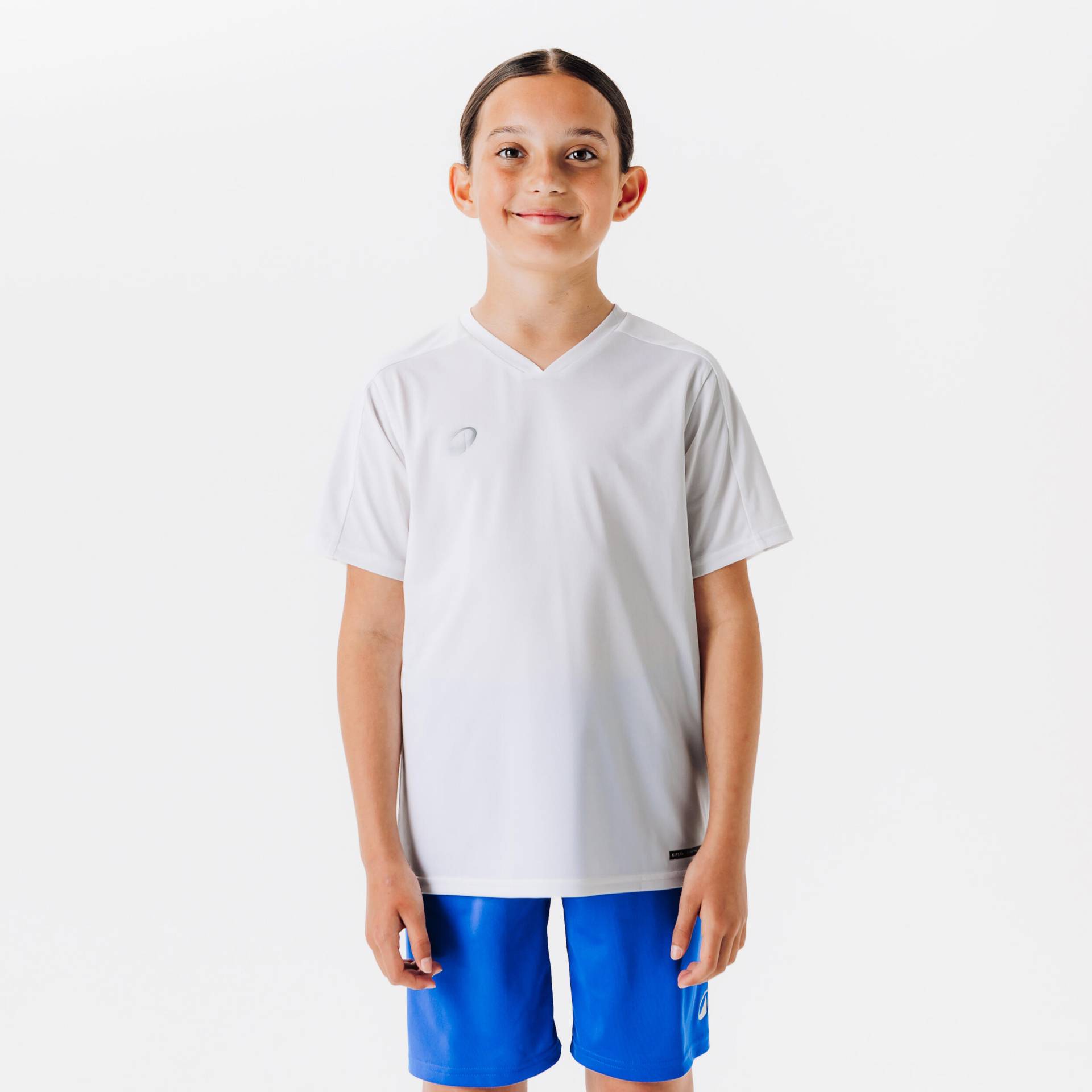 Kinder Fußball Trikot kurzarm - Essentiel weiß Kinder Fußball Trikot kurzarm - Essentiel weiß von KIPSTA