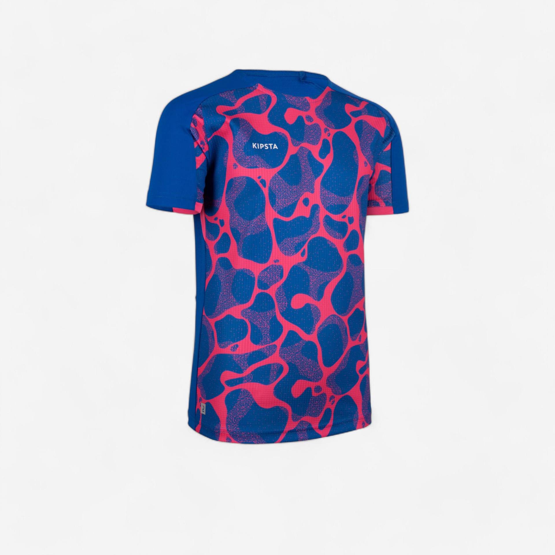 Kinder Fussball Trikot kurzarm - Viralto Aqua blau/rosa von KIPSTA