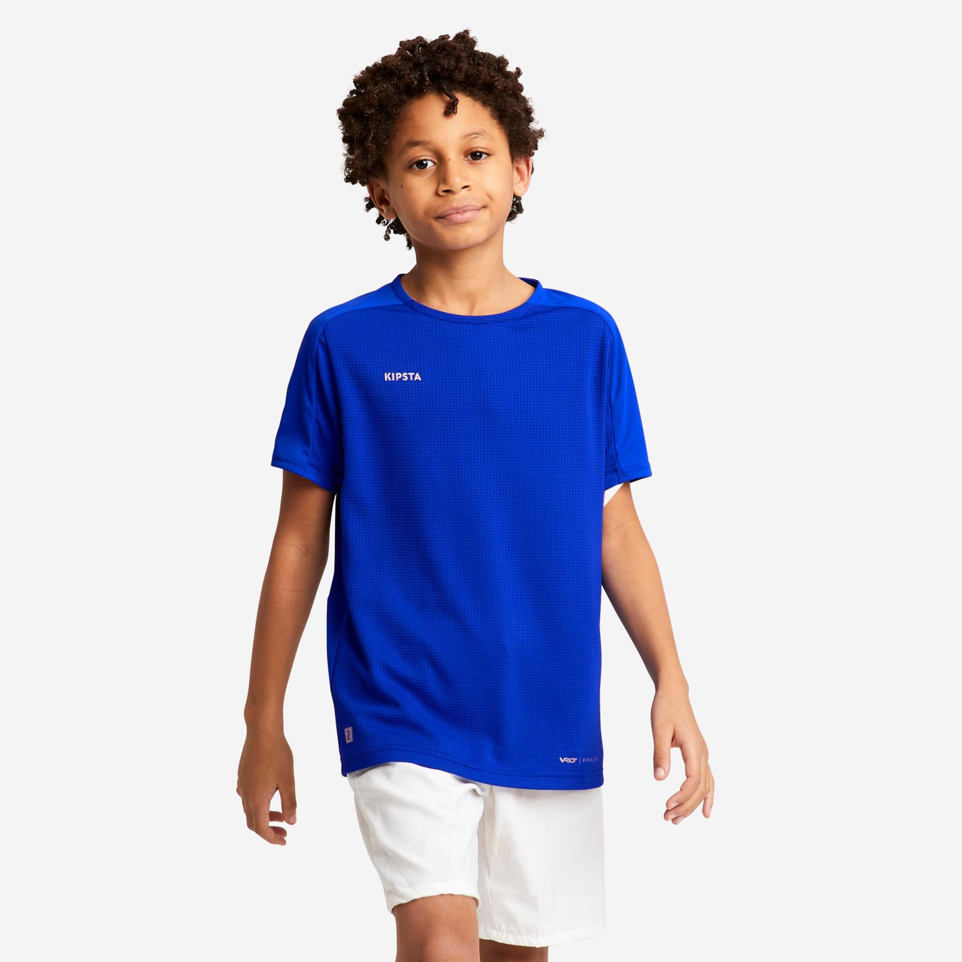 Kinder Fußball Trikot kurzarm - VIRALTO Club blau Kinder Fußball Trikot kurzarm - VIRALTO Club blau von KIPSTA