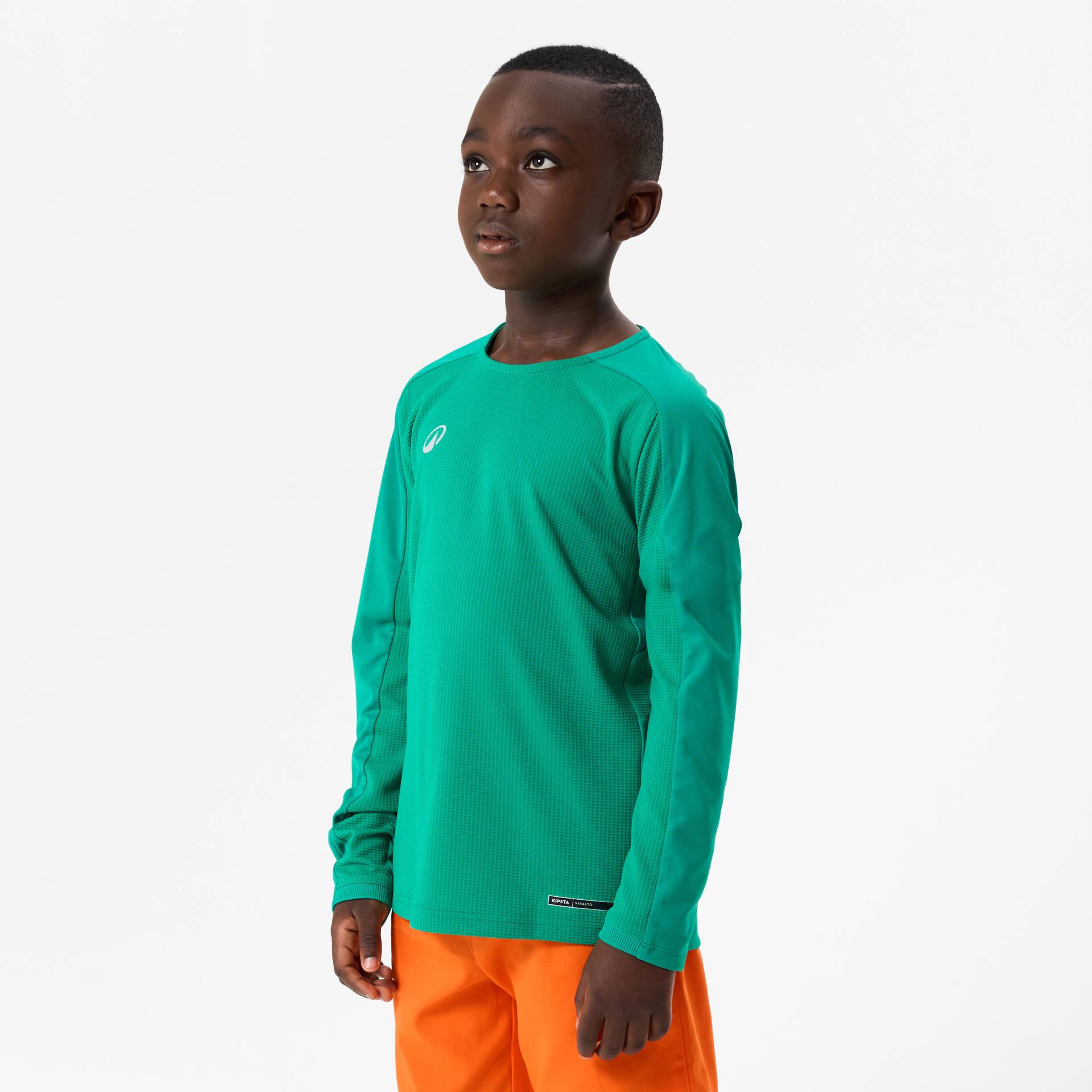 Kinder Fußball Trikot langarm - VIRALTO Club grün Kinder Fußball Trikot langarm - VIRALTO Club grün von KIPSTA