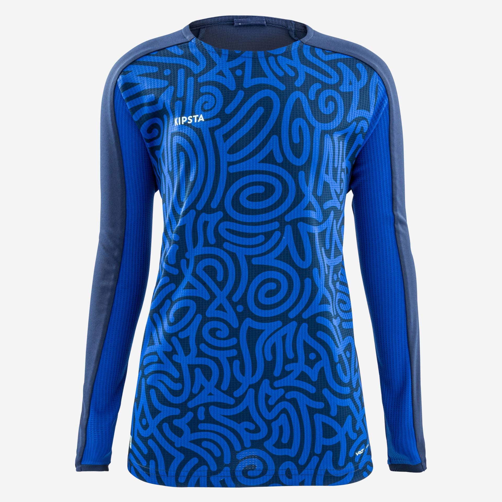 Kinder Fußball Trikot langarm - VIRALTO Letters blau Kinder Fußball Trikot langarm - VIRALTO Letters blau von KIPSTA