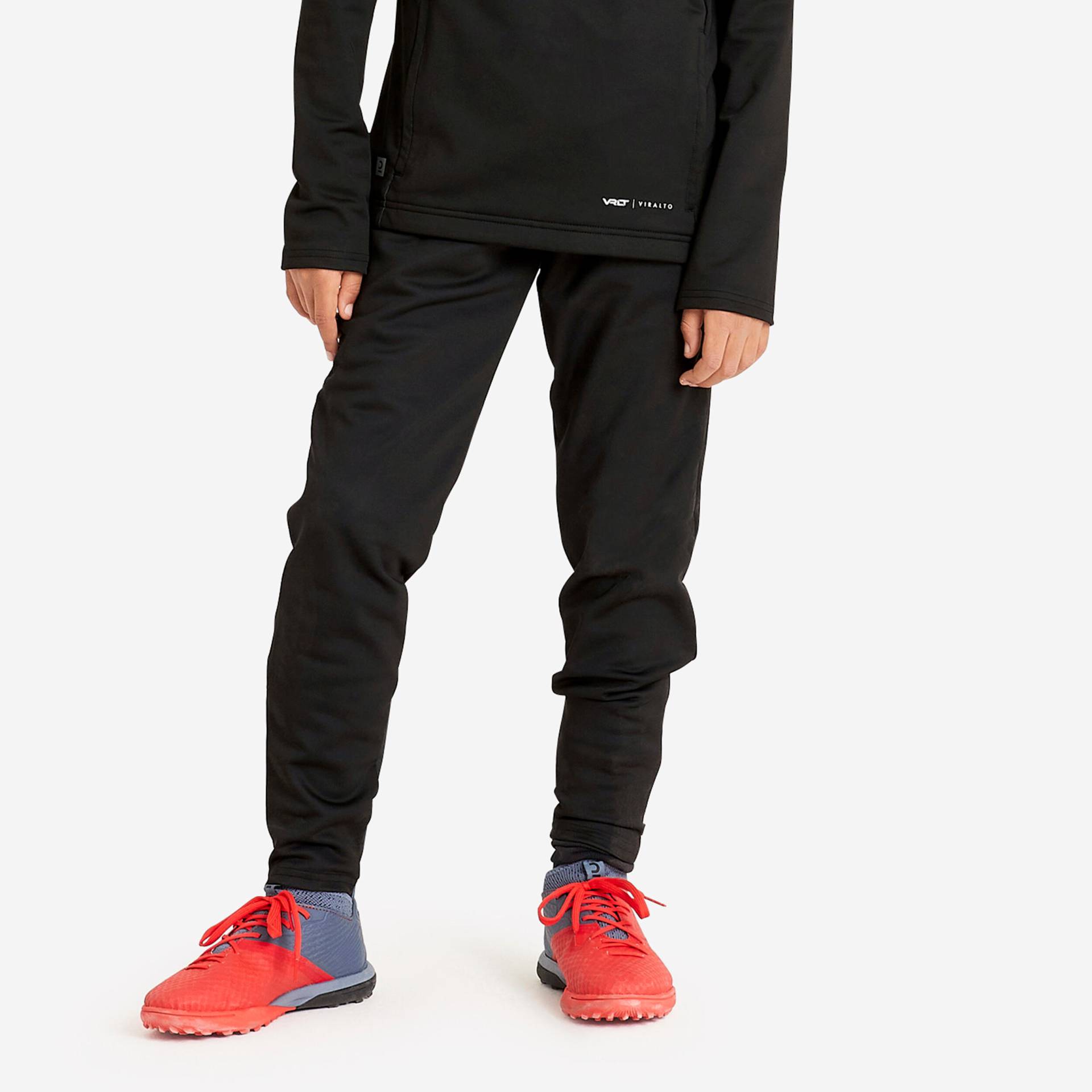 Kinder Fußballhose - VIRALTO Club carbongrau/schwarz Kinder Fußballhose - VIRALTO Club carbongrau/schwarz von KIPSTA