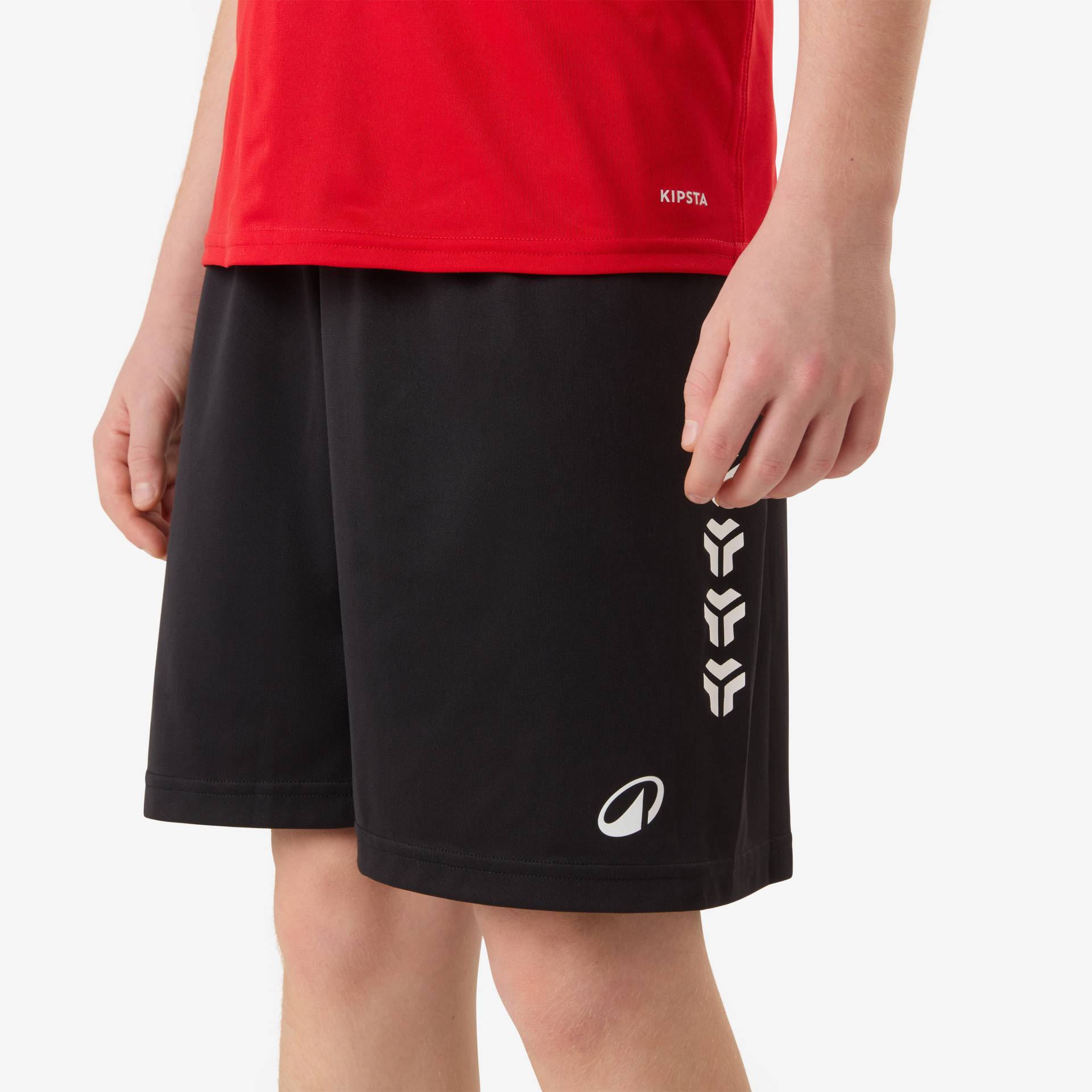 Kinder Handball Shorts - H100 schwarz von KIPSTA