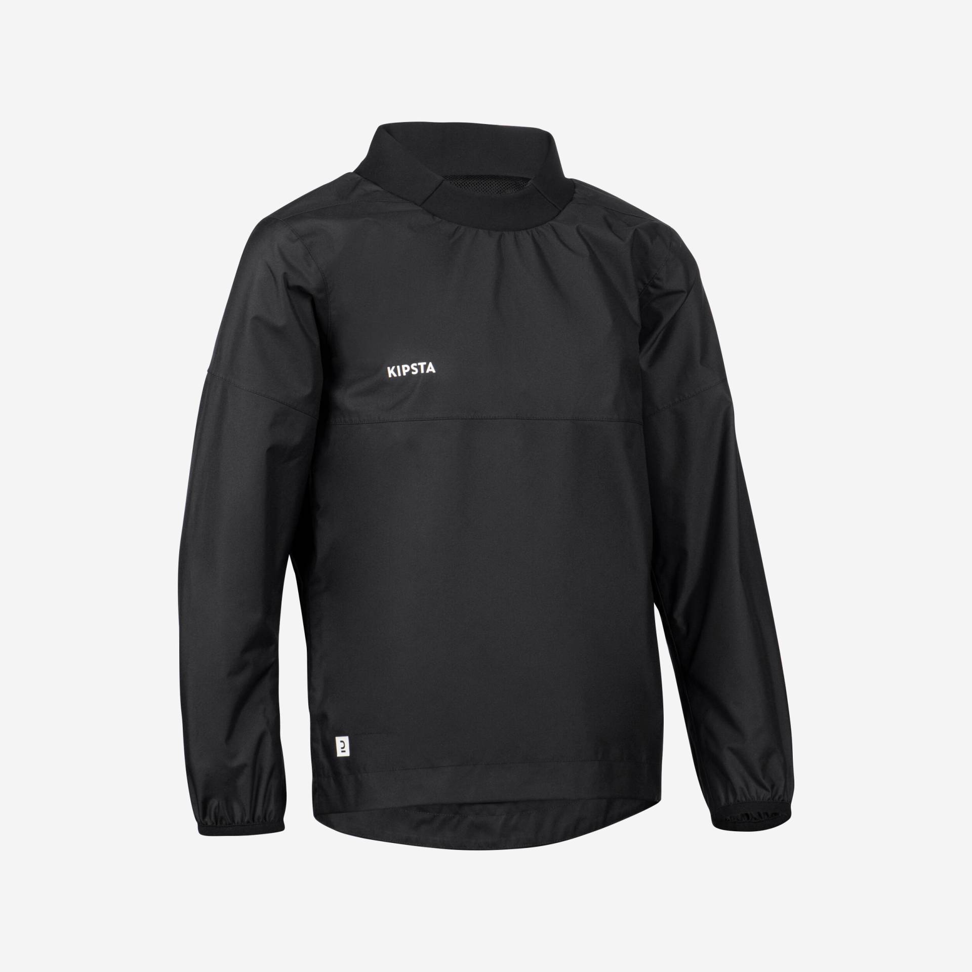 Kinder Rugby Trainingsjacke winddicht/wasserdicht - Smocktop schwarz Kinder Rugby Trainingsjacke winddicht/wasserdicht - Smocktop schwarz von KIPSTA