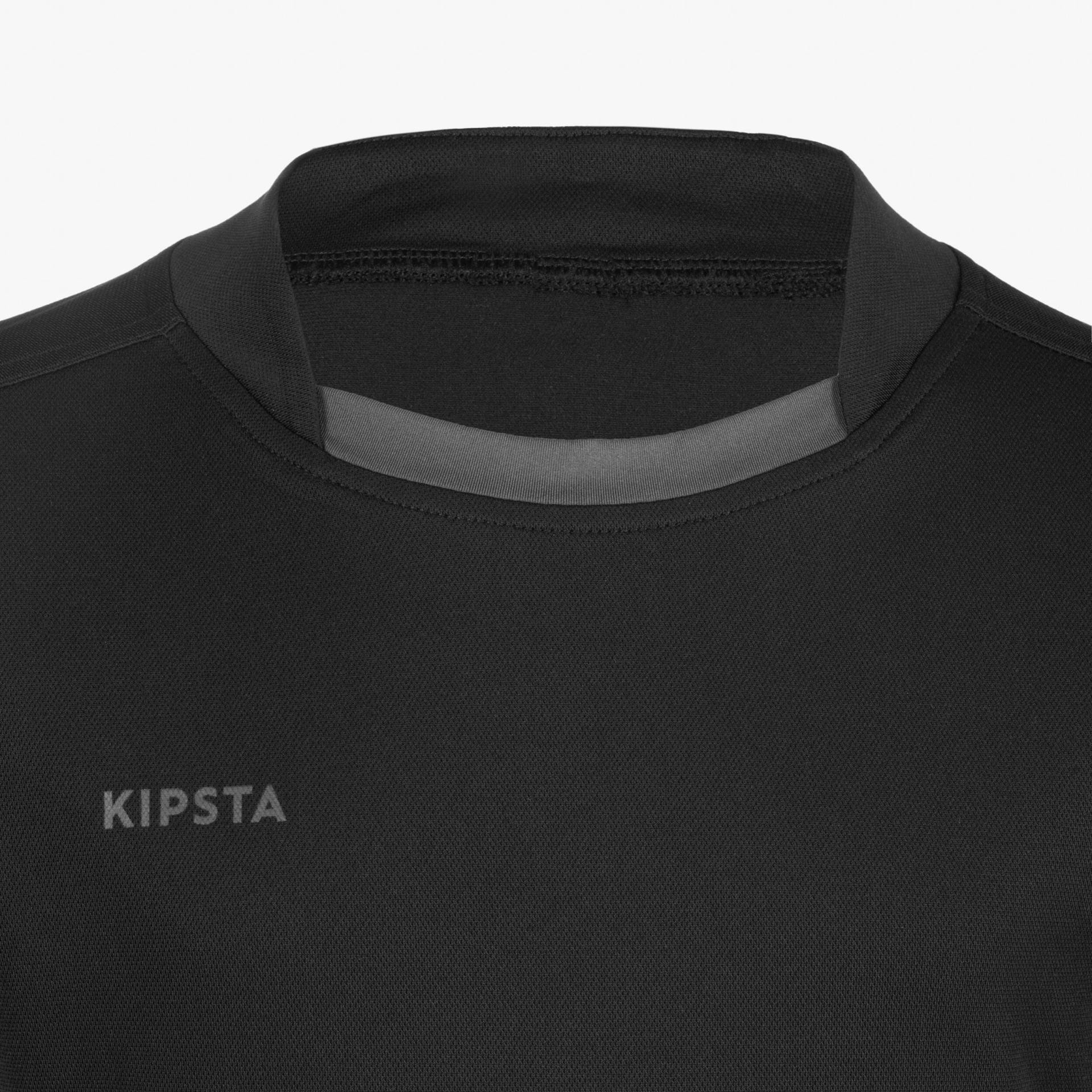 Kinder Rugbytrikot kurzarm - R100 schwarz Kinder Rugbytrikot kurzarm - R100 schwarz von KIPSTA