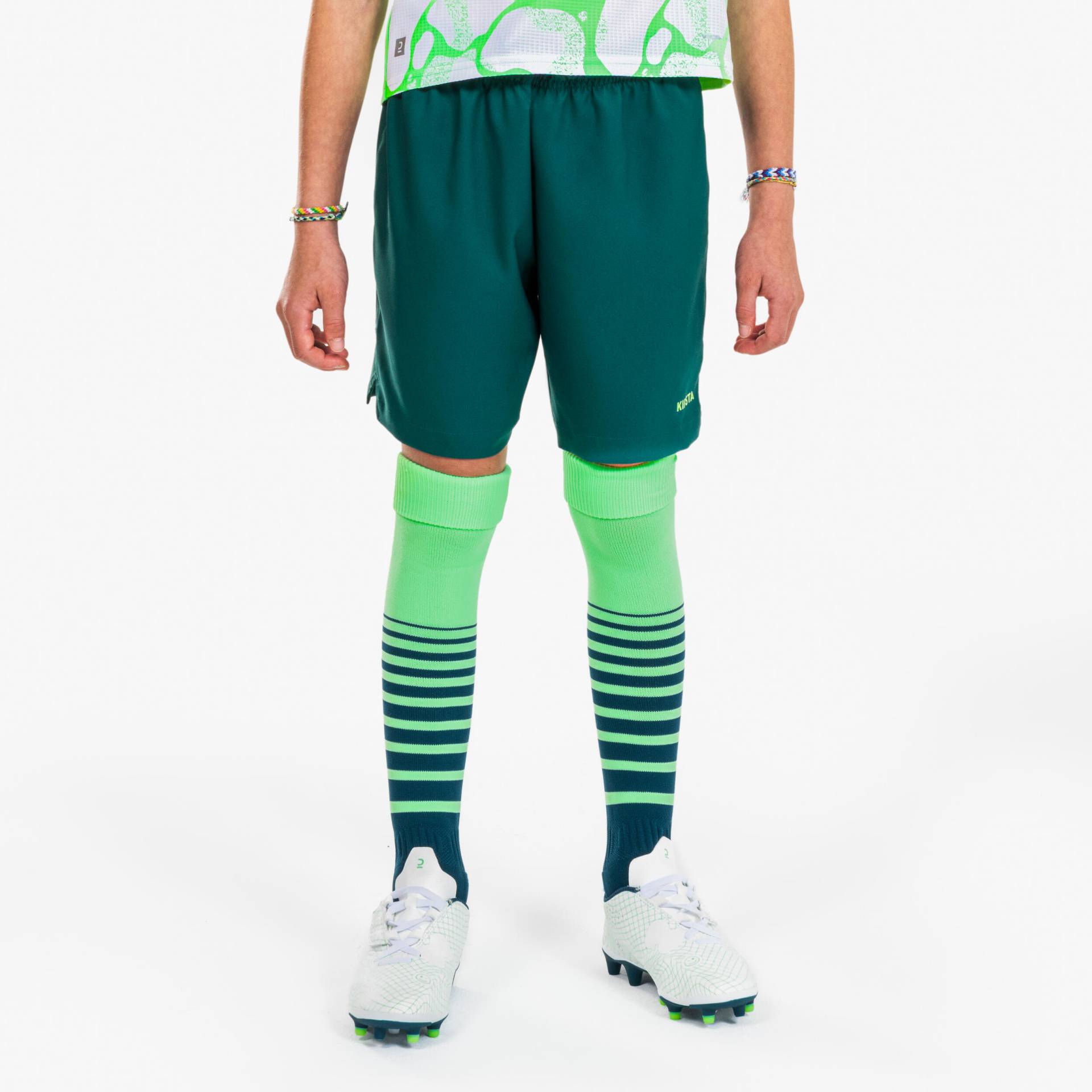 Mädchen Fußball Shorts - VIRALTO grün Mädchen Fußball Shorts - VIRALTO grün von KIPSTA