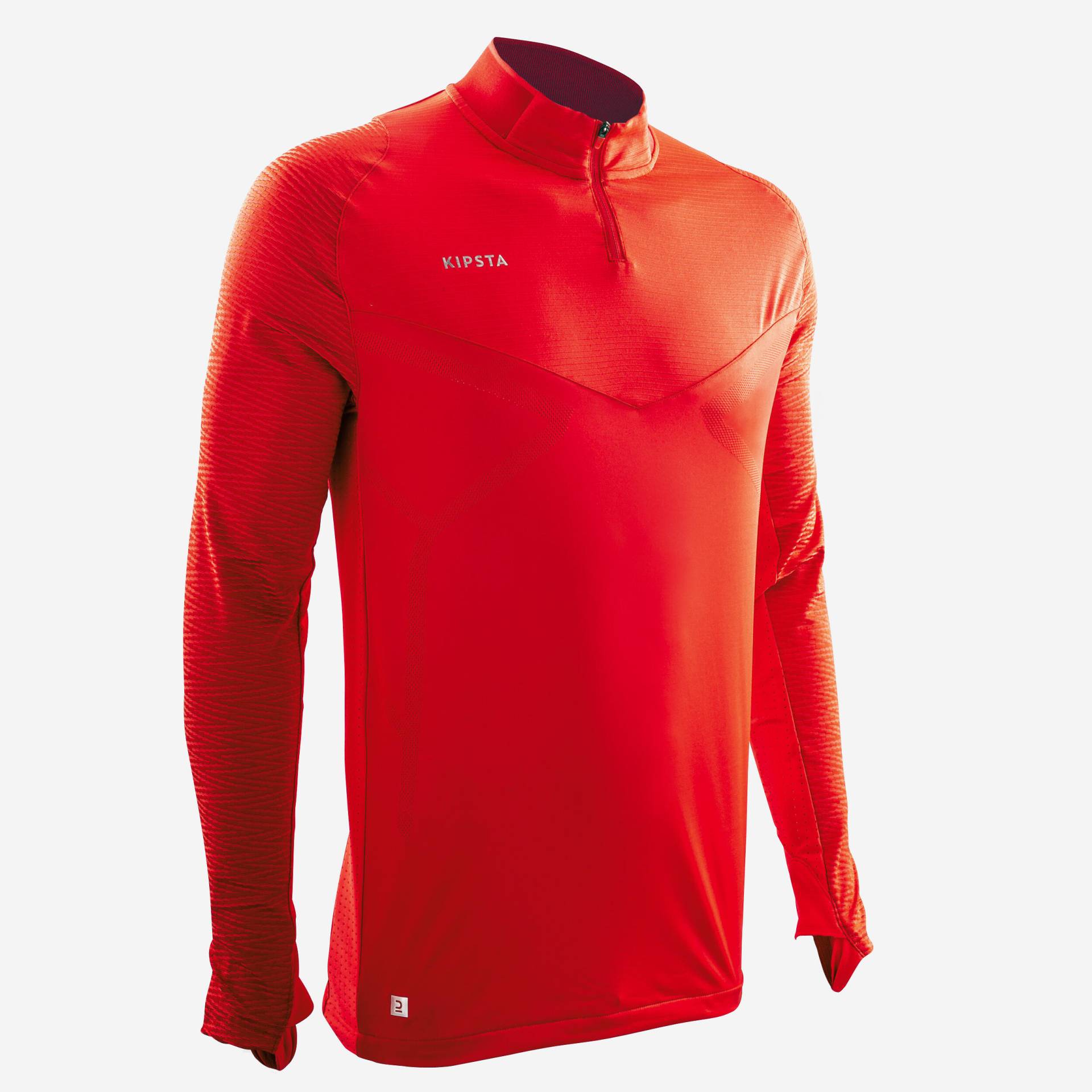 Damen/Herren Fussball Sweatshirt - CLR rot von KIPSTA