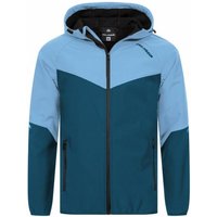 KIRKJUBØUR® "Njordr" Herren SOFTSHELLjacke 10.000 mm Wassersäule blau/hellblau von KIRKJUBÃUR