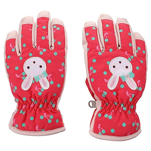 KITANDOVE 1 Paar Kinder Kinder Warme Skihandschuhe Winter Skihandschuhe Outdoor Winterhandschuhe von KITANDOVE